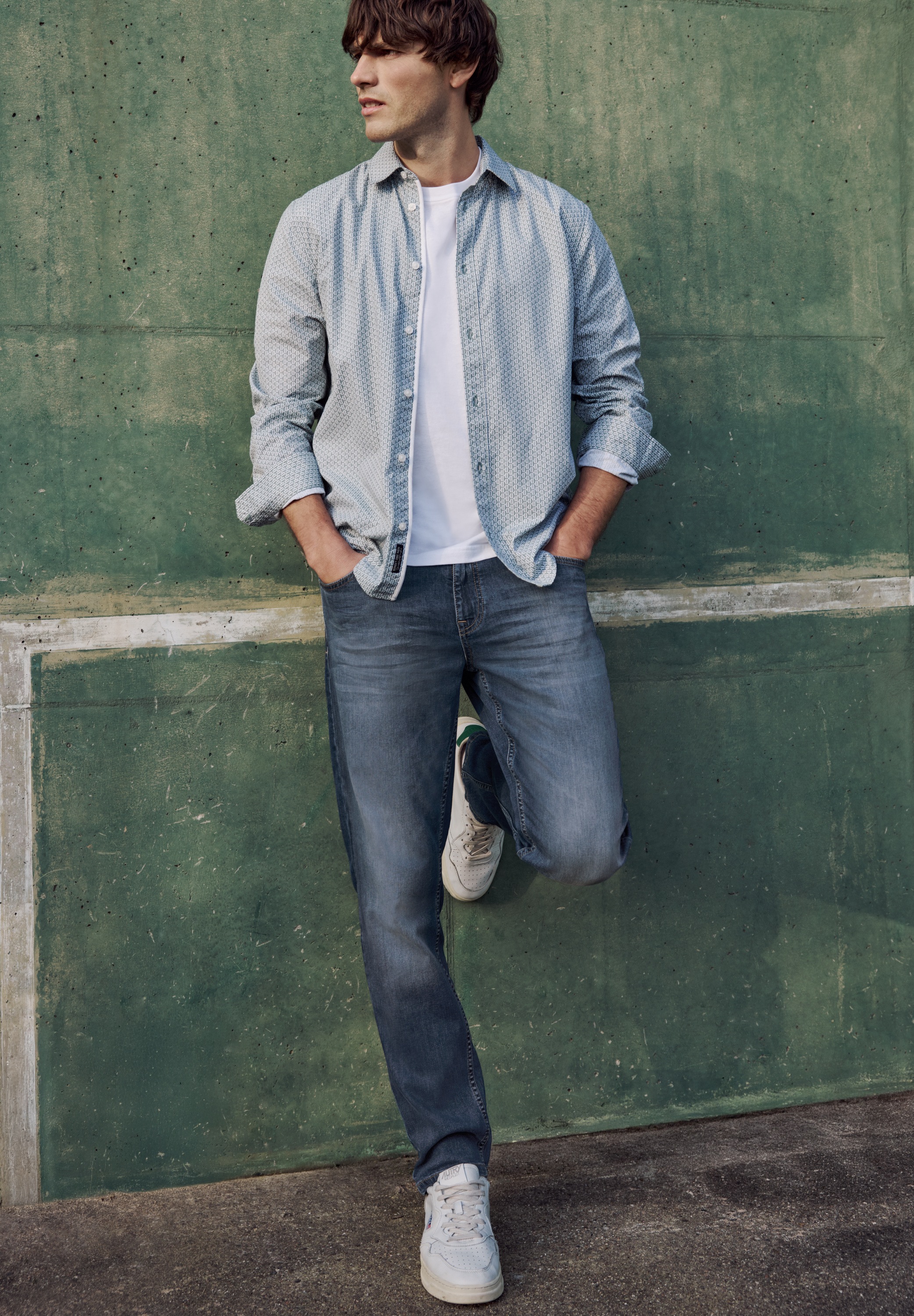 STREET ONE MEN Regular-fit-Jeans aus Baumwolle mit Stretchanteil günstig online kaufen