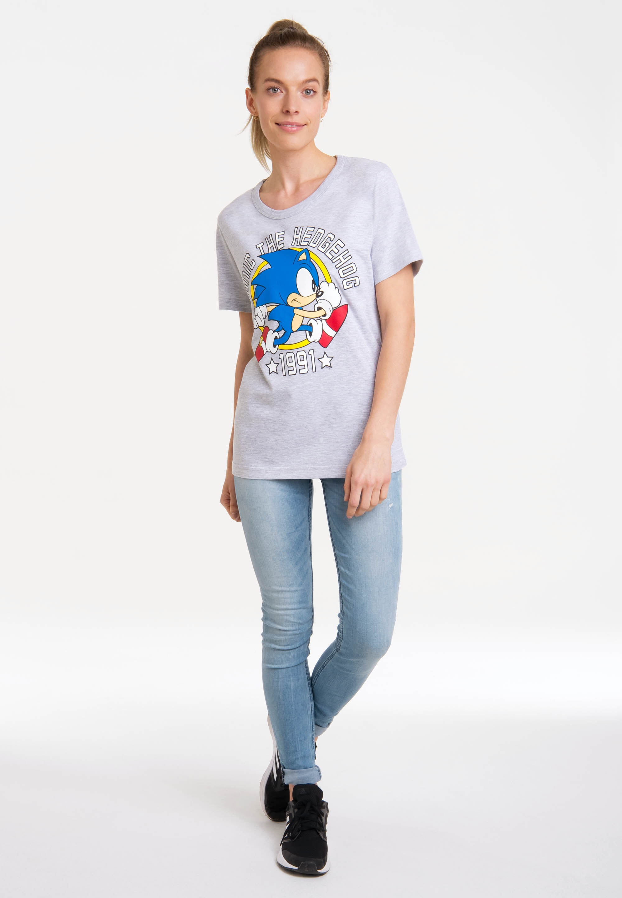 LOGOSHIRT T-Shirt »Sonic The Hedgehog - 1991«, mit lizenziertem Print  kaufen | BAUR