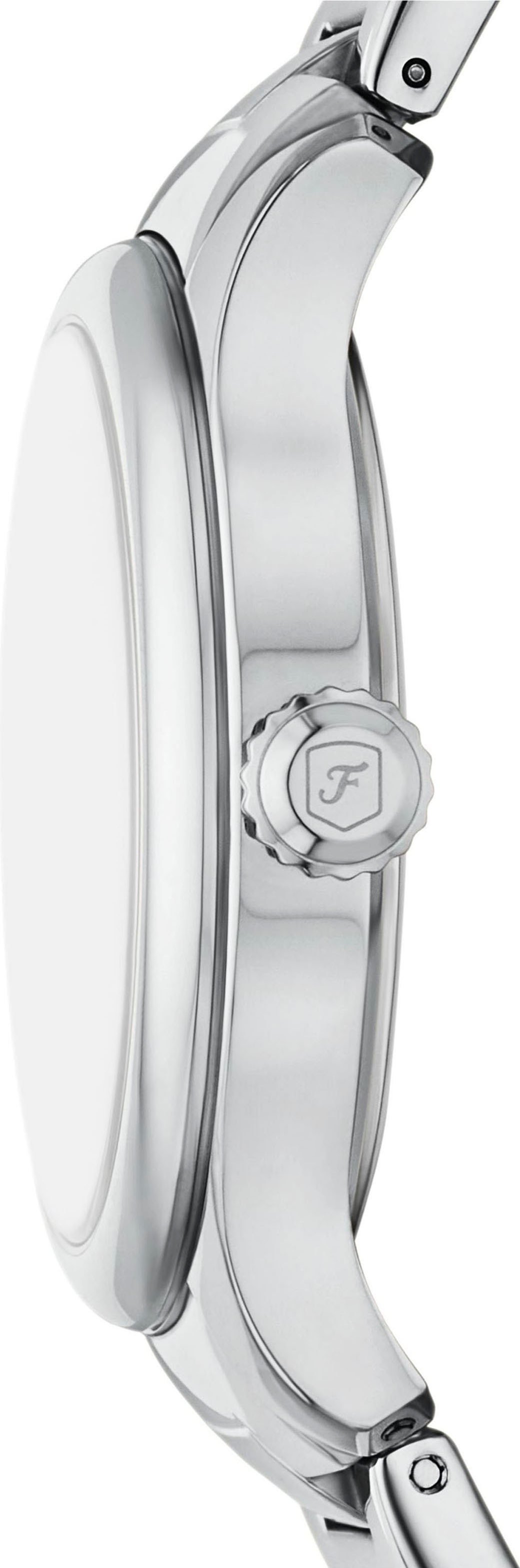 Fossil Quarzuhr »GILMORE«, Armbanduhr, Damenuhr, Edelstahlarmband, analog, Tag
