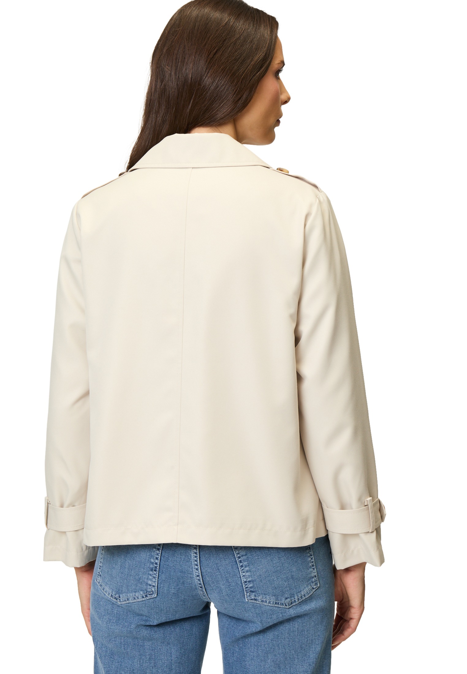 Zero Langjacke »zero Trenchjacke zweireihig mit Reverskragen«