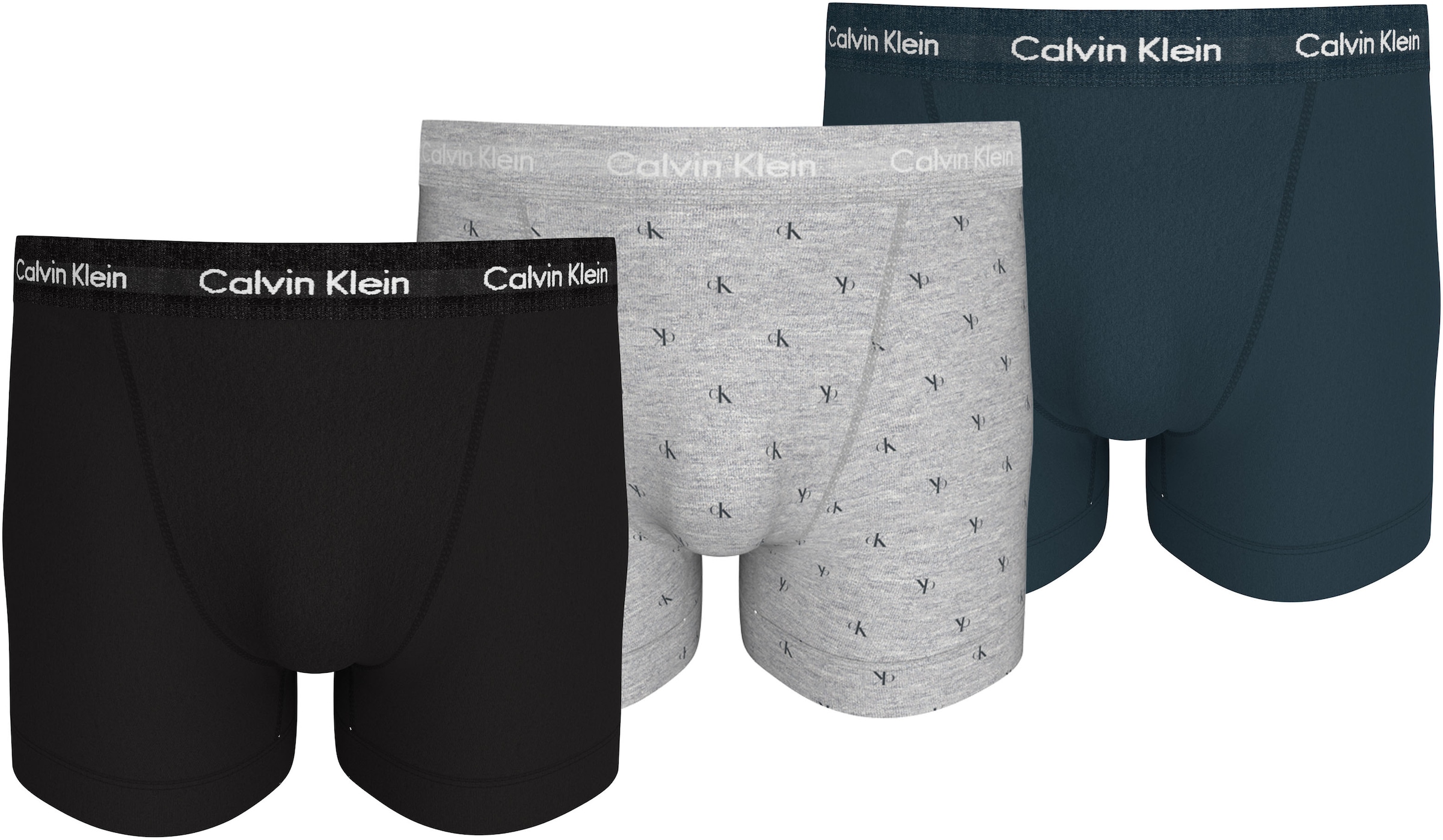 Calvin Klein Underwear Trunk "TRUNK 3PK", (Packung, 3 St.), mit Calvin Klein Logo-Elastikbund (3 Stück)