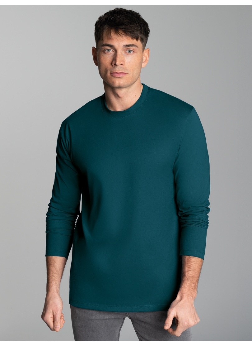 Trigema T-Shirt »TRIGEMA Langarmshirt aus 100% Baumwolle«, (1 tlg.)