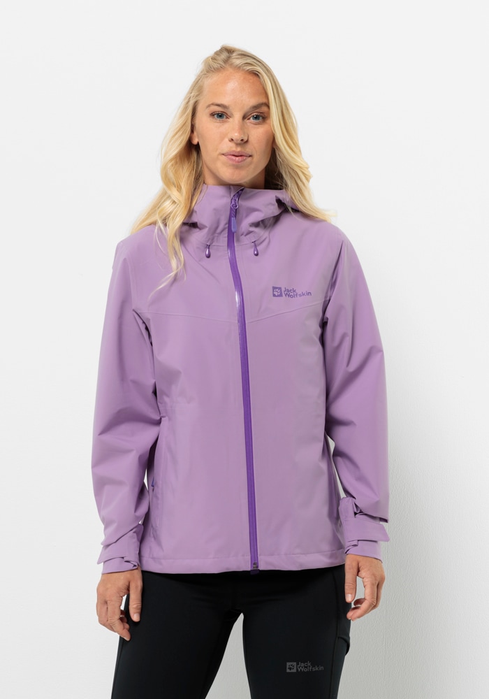 Jack Wolfskin Funktionsjacke "HIGHEST PEAK 3L JKT W", mit Kapuze