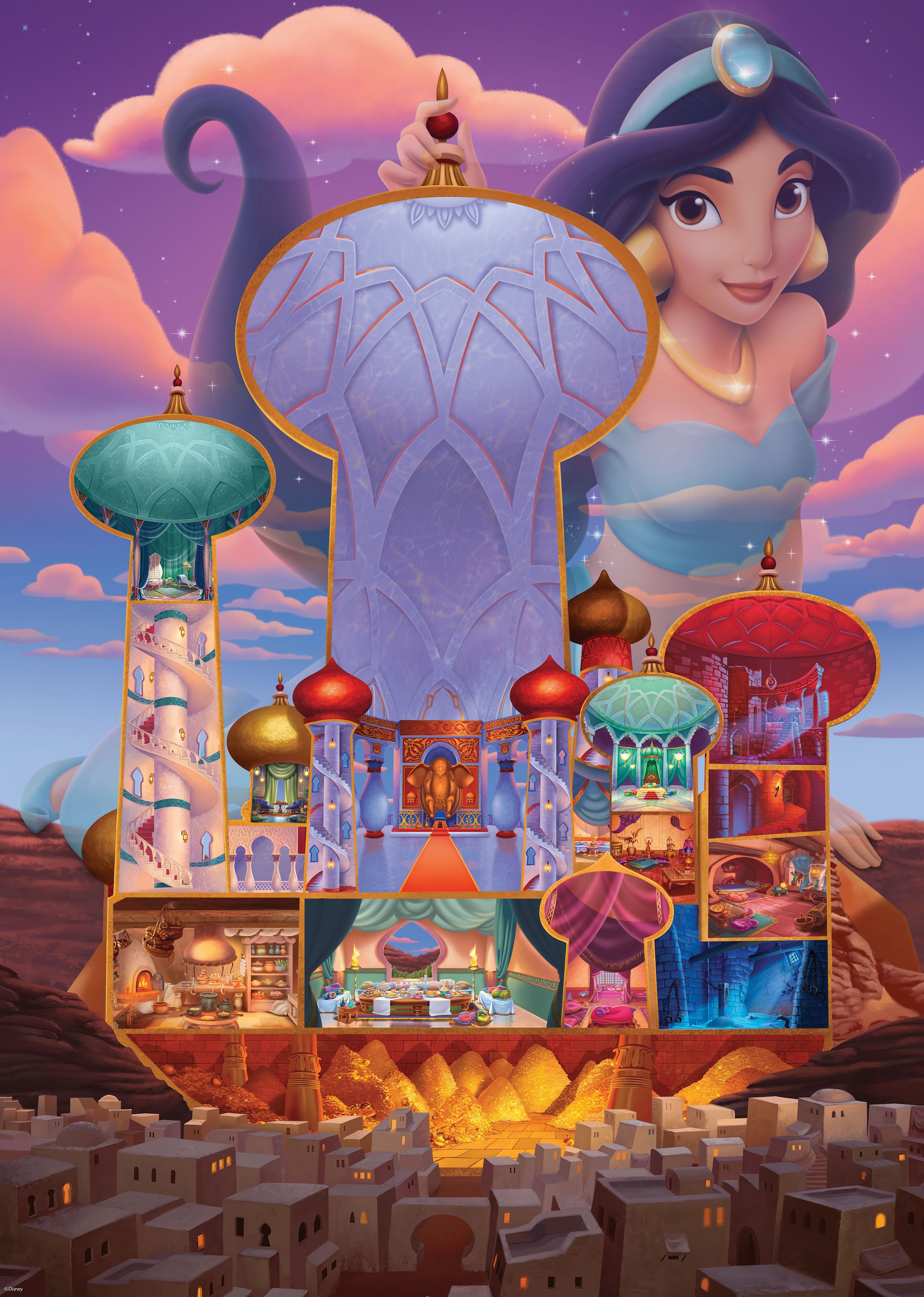 Ravensburger Puzzle »Castle Collection - Disney Princess, Jasmin«, Made in Germany