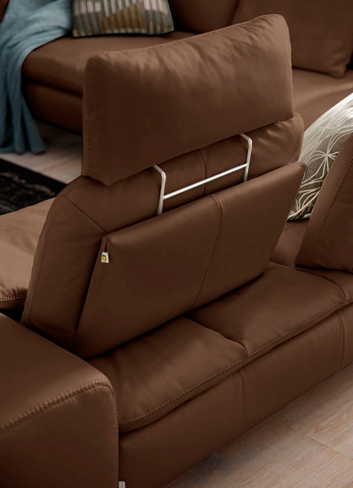 W.SCHILLIG Ecksofa »valentinoo, Designsofa, elegant und bequem, L-Form«, (Set), mit Sitztiefenverstellung, Breite 318 cm