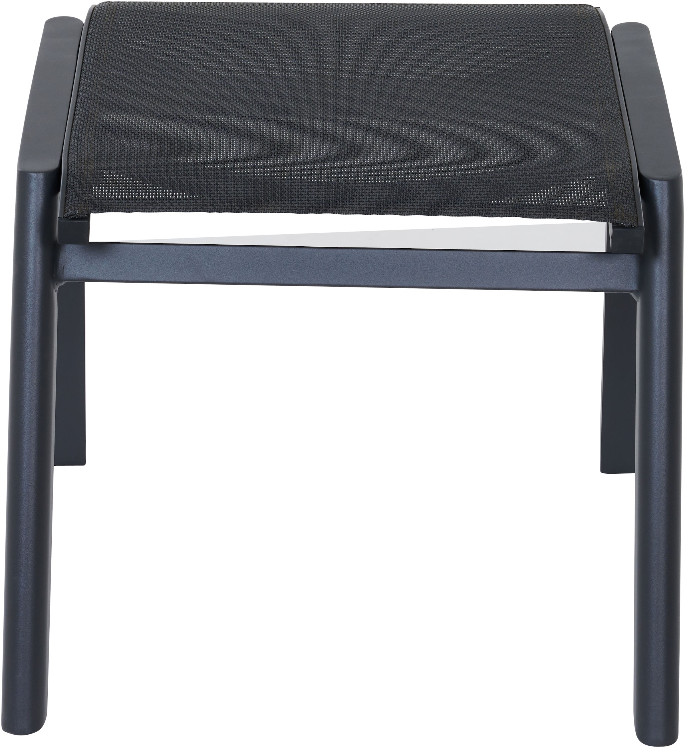 Siena Garden Hocker »BOLOGNA« Aluminiumgestell, Ranotex® Bezug, Dining Hocker anthrazit/grau