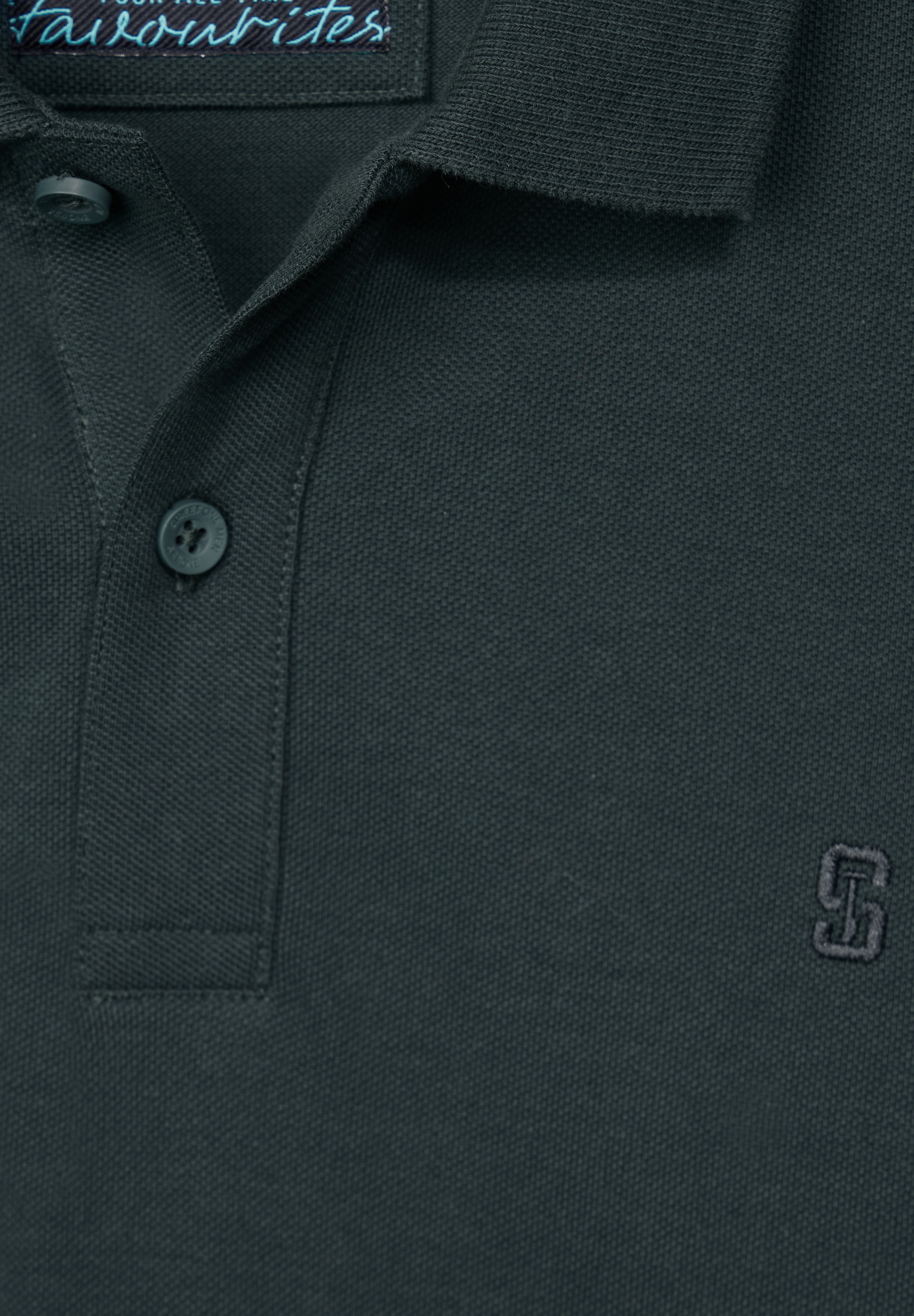 STREET ONE MEN Poloshirt, in Unifarbe