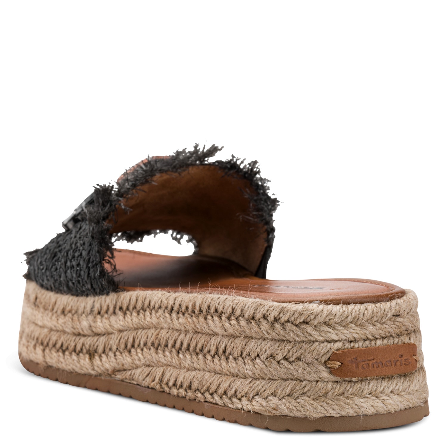 Tamaris Pantolette  Plateau, Schlüpfschuh, Sommerschuh mit funkelnden Schmucksteine