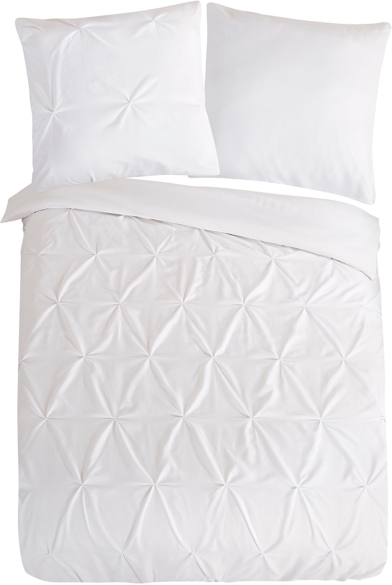 PURE luxury collection Wendebettwäsche "Elegence" 2 Stk. Mikrofaser, Uni, S günstig online kaufen