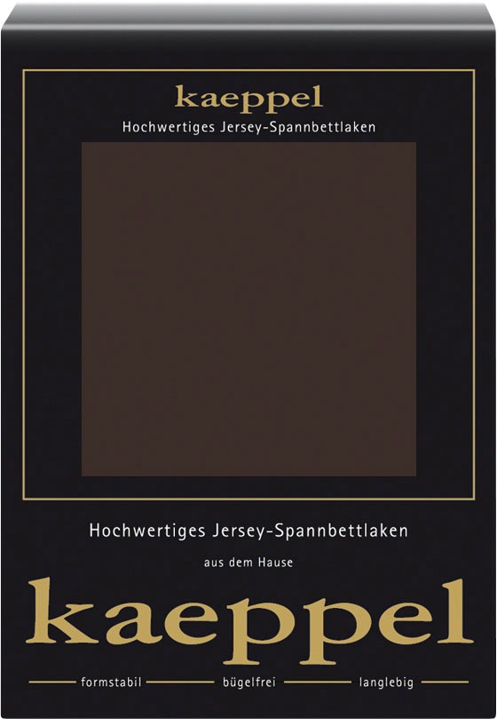 Kaeppel Spannbettlaken "Single Jersey Mako Cotton" Bettlaken aus 100% Baumw günstig online kaufen