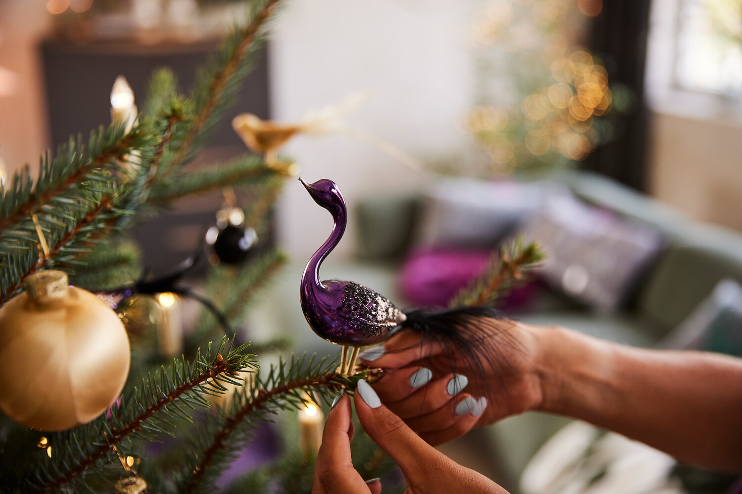 Christbaumschmuck »Paradiesvogel«, (1 tlg.), mit Echtfeder