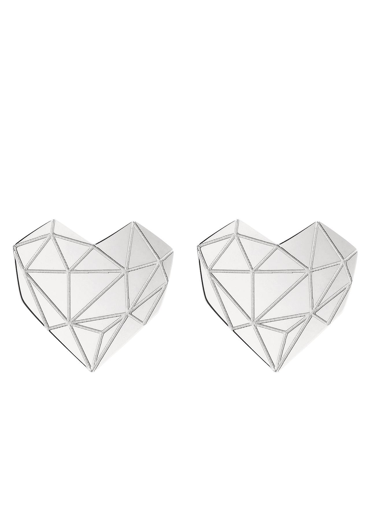 Liebeskind Berlin Paar Ohrstecker »Schmuck Geschenk Edelstahl Ohrringe Herz, LJ-0307-E-11, LJ-0308-E-11«