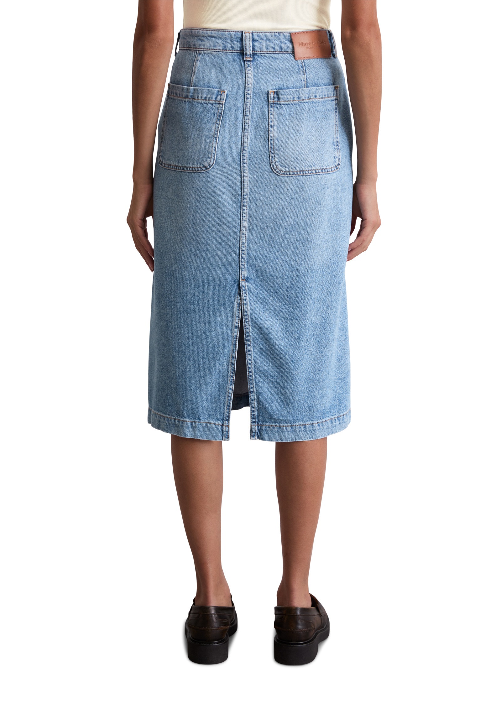 Thumbnail - Marc OPolo Jeansrock "aus TENCEL™ Lyocell"