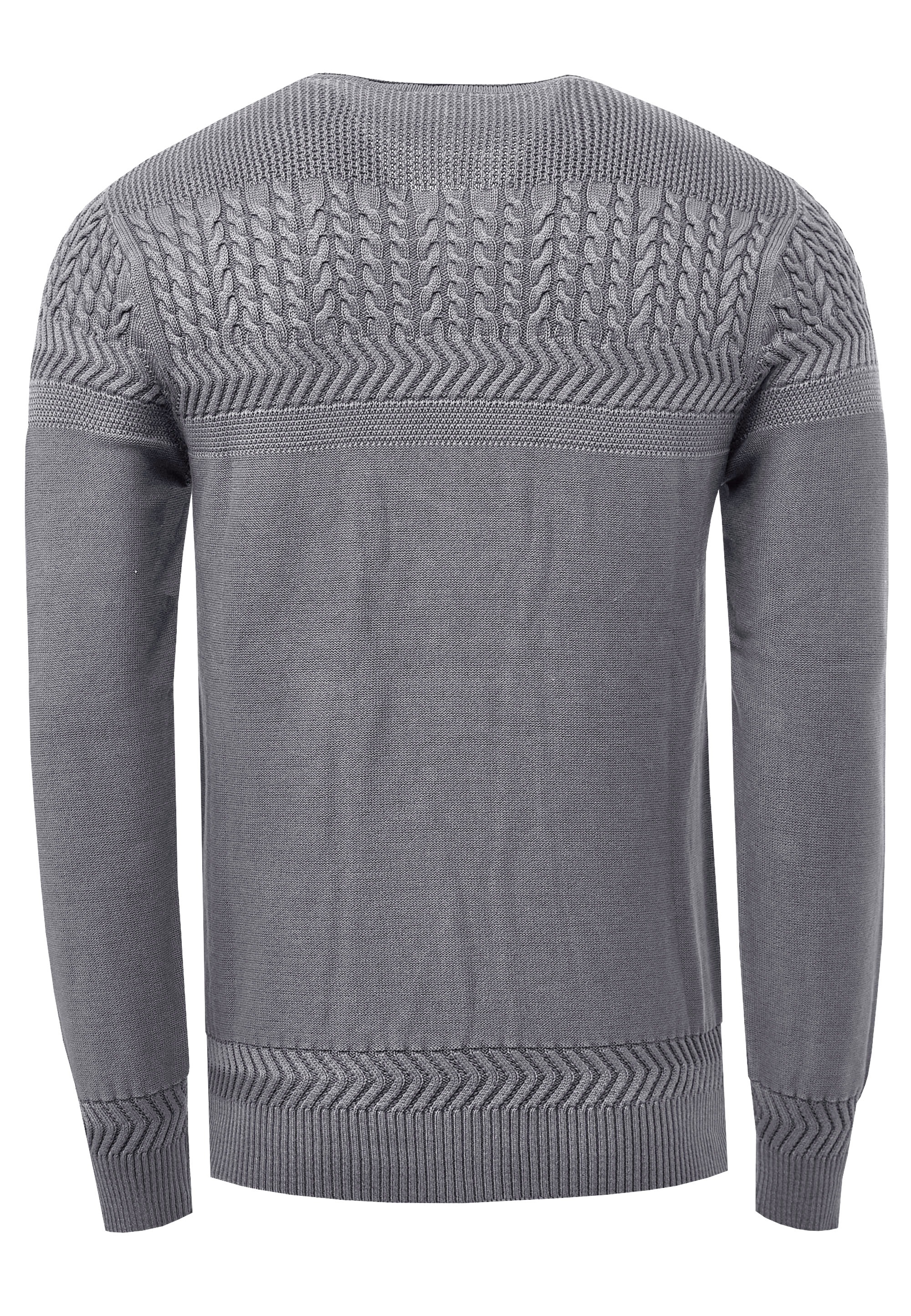Rusty Neal Strickpullover, mit aufwendigem Strickmuster