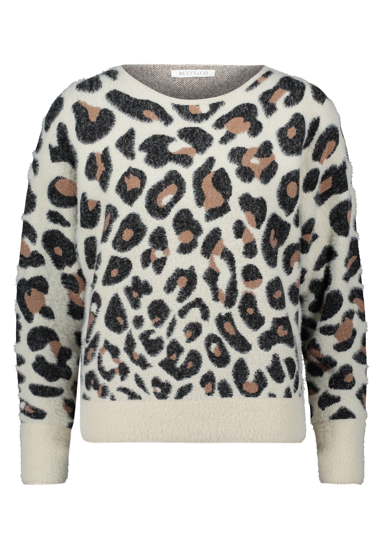 Betty&Co Strickpullover "Damen Strickpullover mit U-Boot-Ausschnitt" 1 Stk. günstig online kaufen