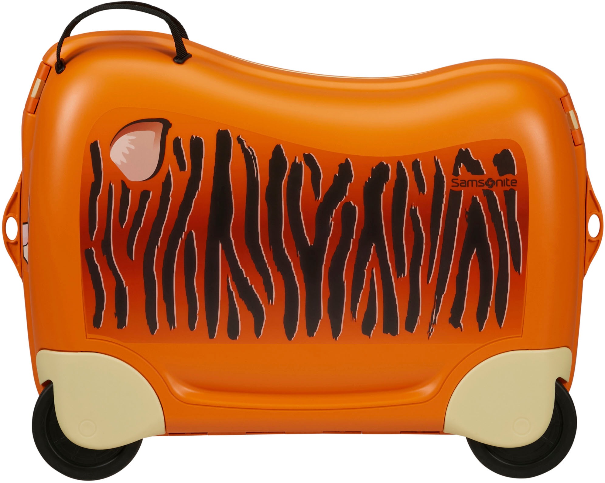 Samsonite Kinderkoffer »Dream2Go Ride-on Trolley, Tiger«, 4 Rollen, zum sitzen und ziehen