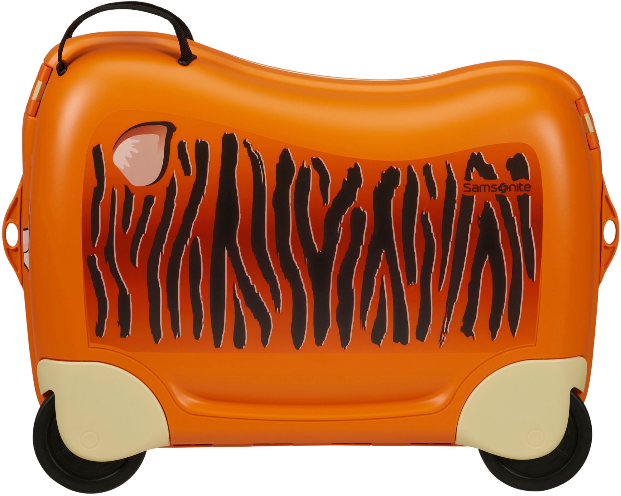 Samsonite Kinderkoffer »Dream2Go Ride-on Trolley, Tiger«, 4 Rollen, zum sitzen und ziehen