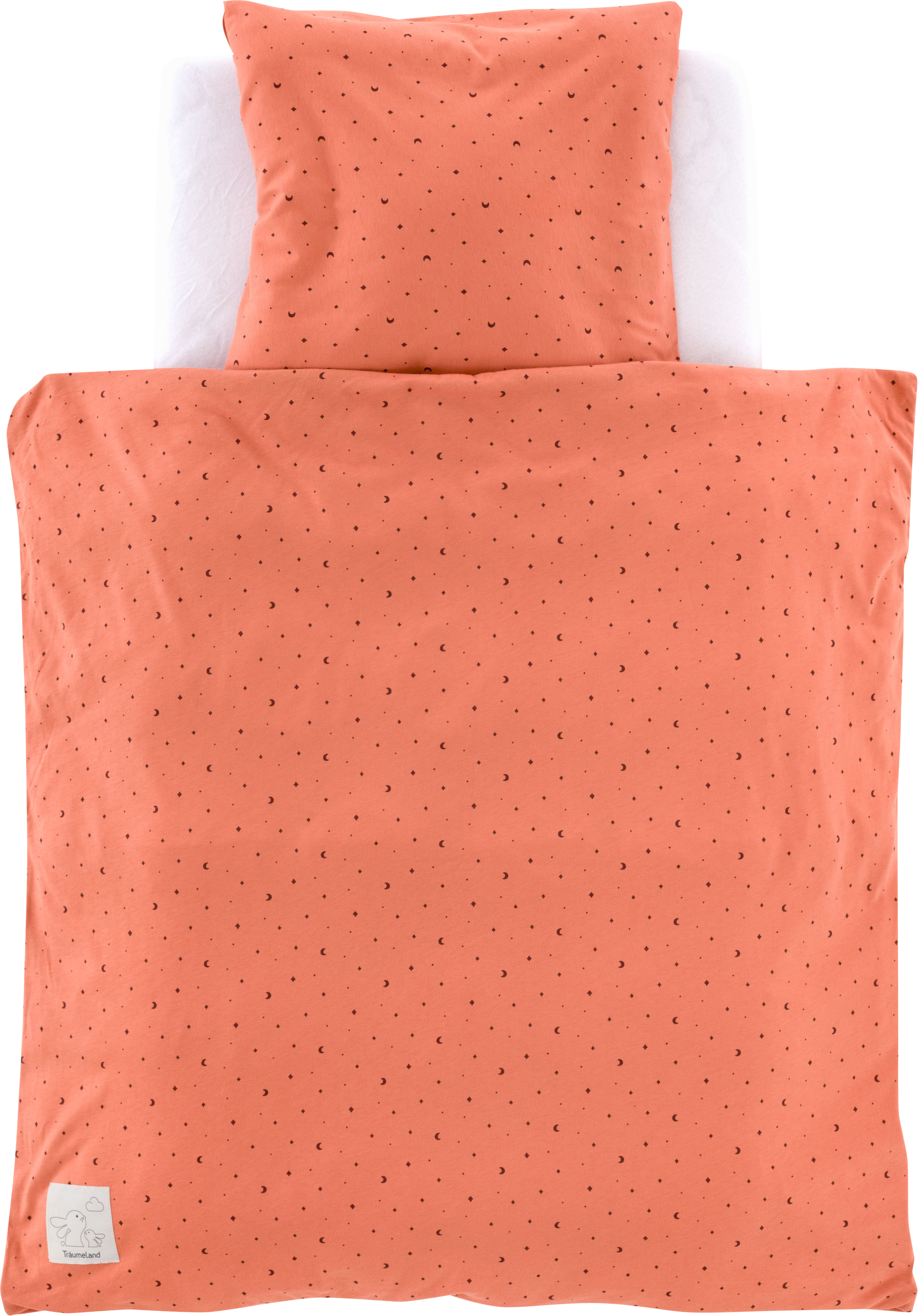 Träumeland Babybettwäsche "Jersey Moon" 2 Stk. mit Allover-Print günstig online kaufen