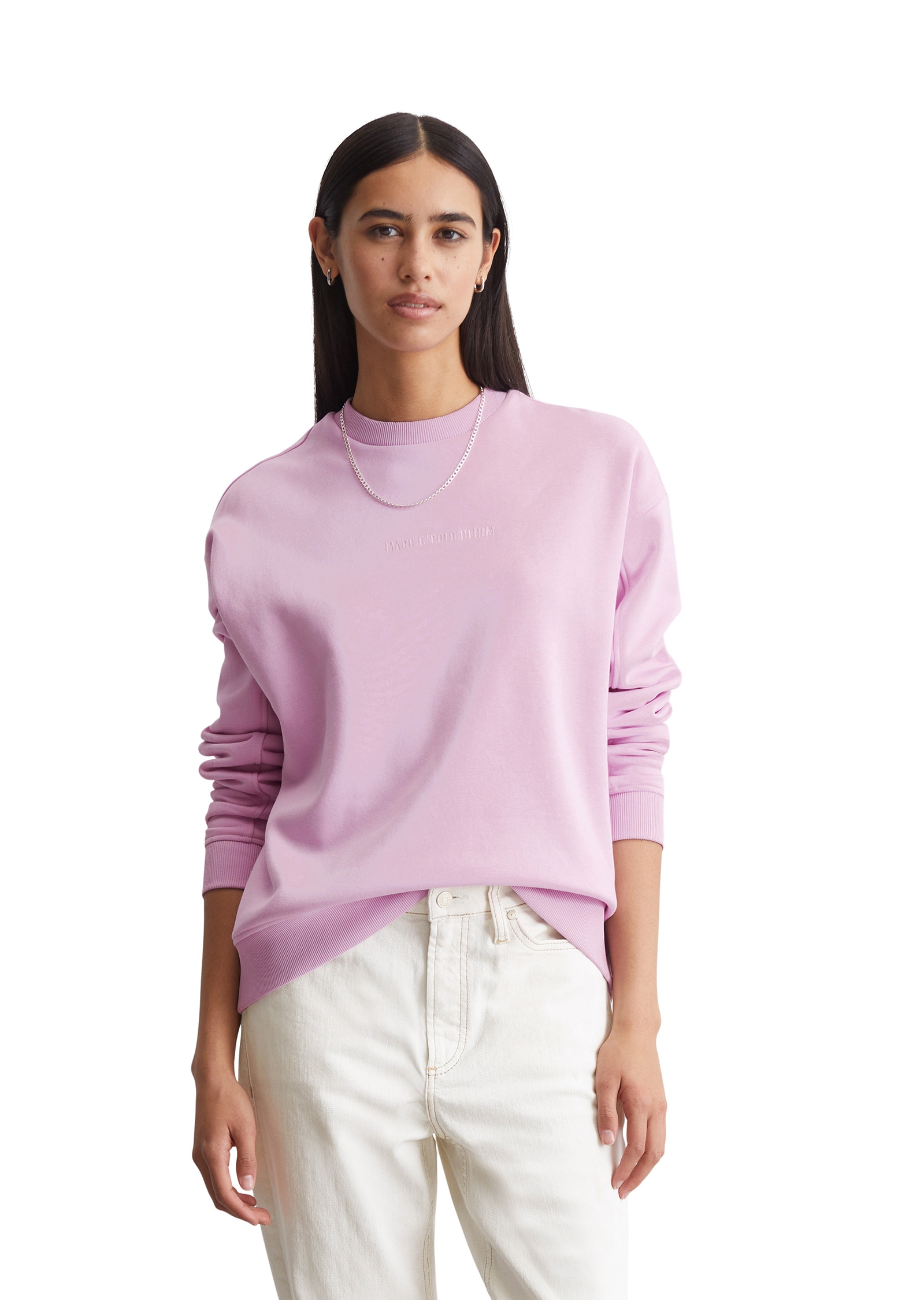 Marc O'Polo DENIM Sweatshirt »mit kleiner Logo-Stickerei«