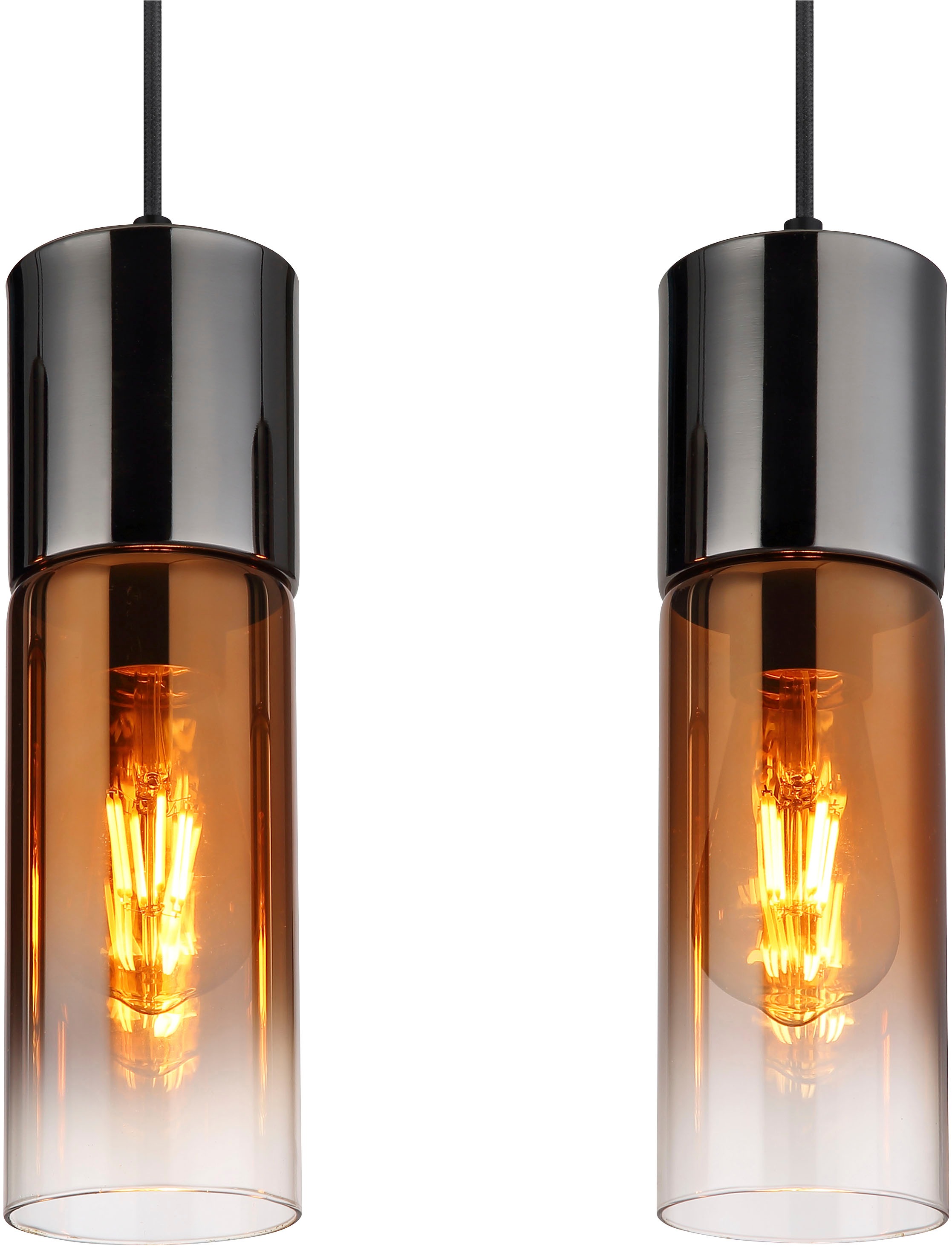 GLOBO LIGHTING Hängeleuchte »ANNIKA« E27 1 Stk. Hängelampe Esszimmer-Leuchte Esstischleuchte Wohnzimmer