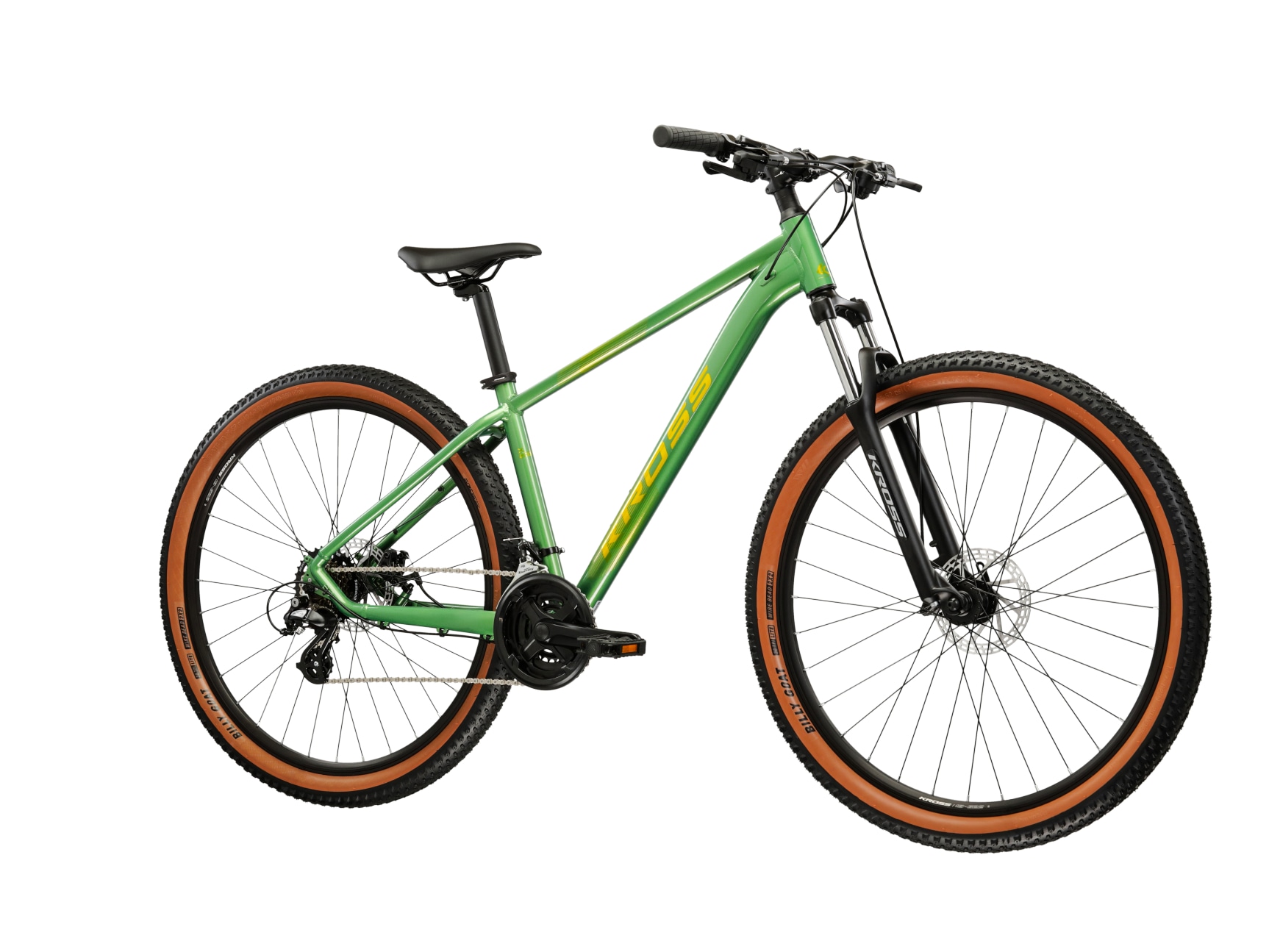 Kross Mountainbike »KROSS Mountainbike Hardtail 29" Hexagon X200 grün 21 Gänge« 21 Gang Shimano ALTUS M310 Schaltwerk Kettenschaltung Rahmen aus Aluminium Performance