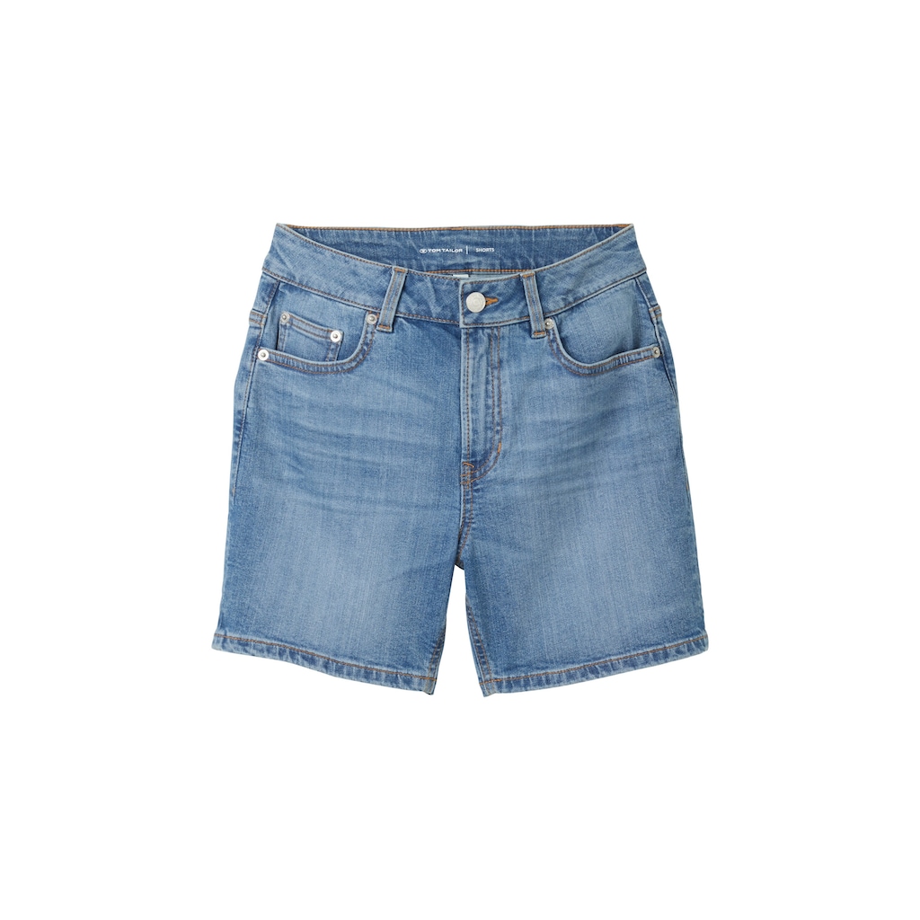 TOM TAILOR Jeansshorts, extra kurz in mit Stretch