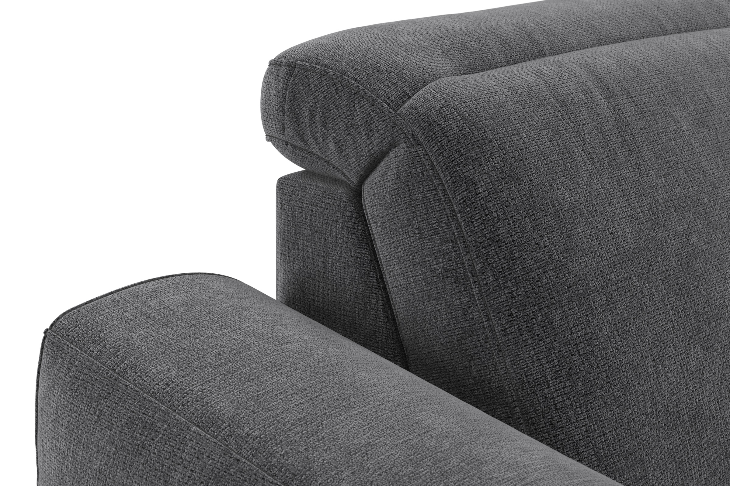 Home affaire Ecksofa »Dundee L-Form«, wahlweise mit Kopfteilverstellung und zusätzlich mit Bettfunktion