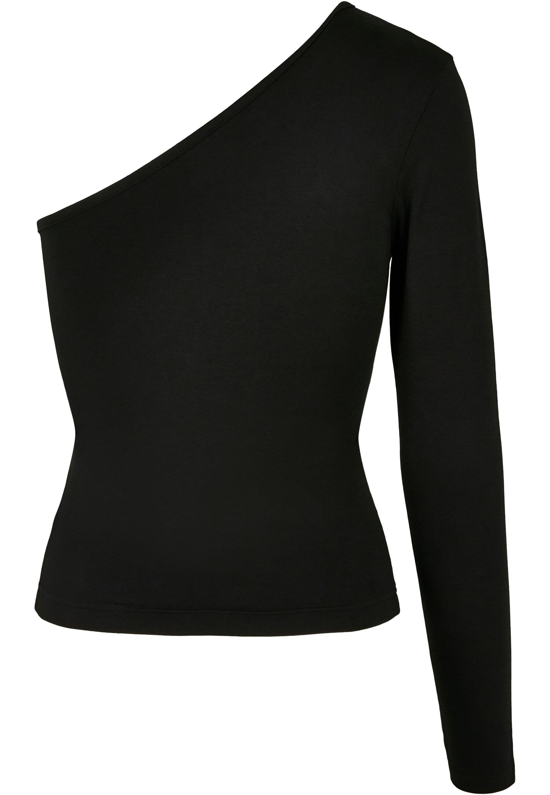 URBAN CLASSICS Langarmshirt »Urban Classics Damen Ladies Asymmetric Longsleeve«, (1 tlg.)