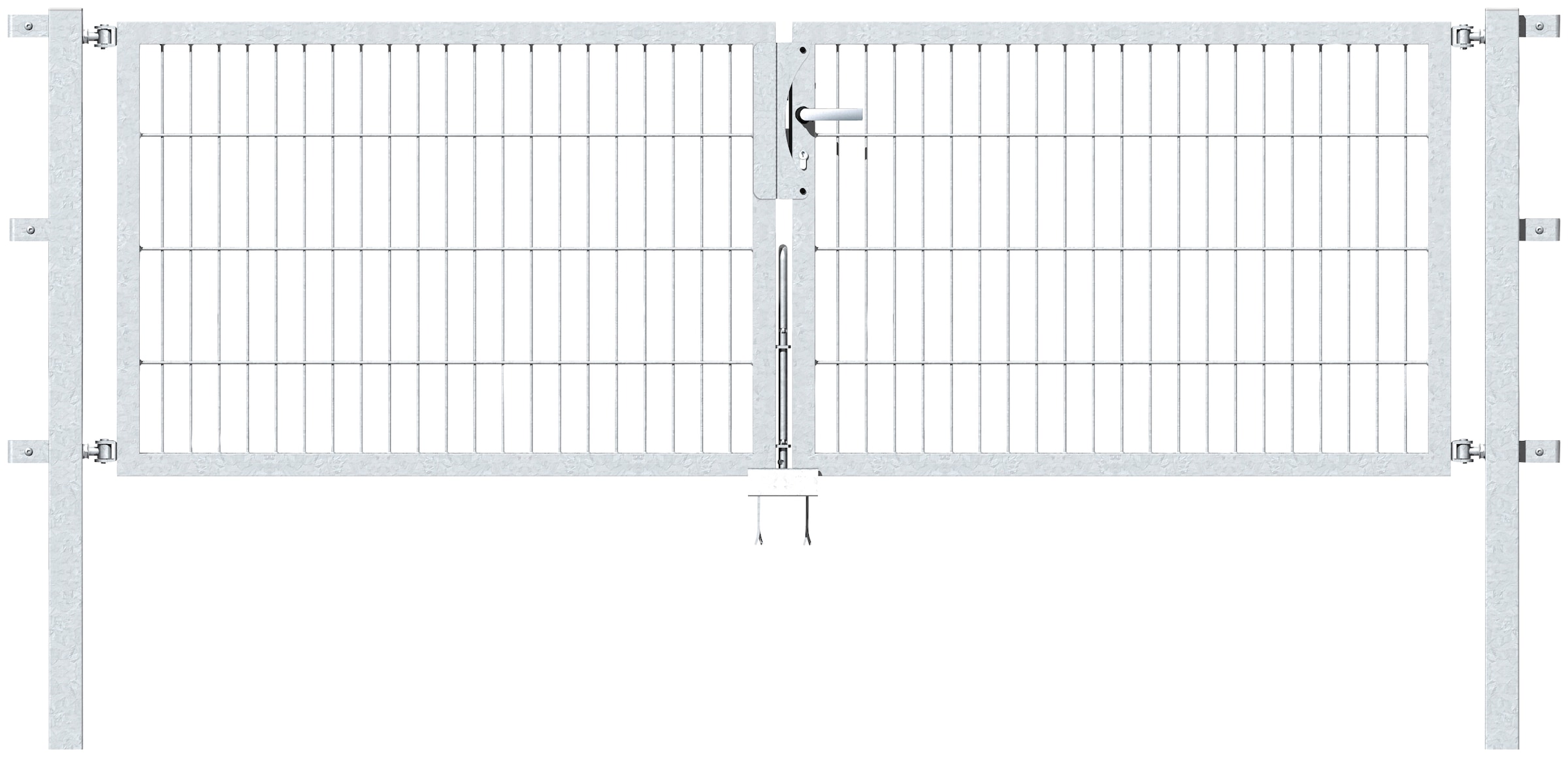 Alberts Zaundoppeltür "Flexo", 250 cm Breite, in versch. Höhen