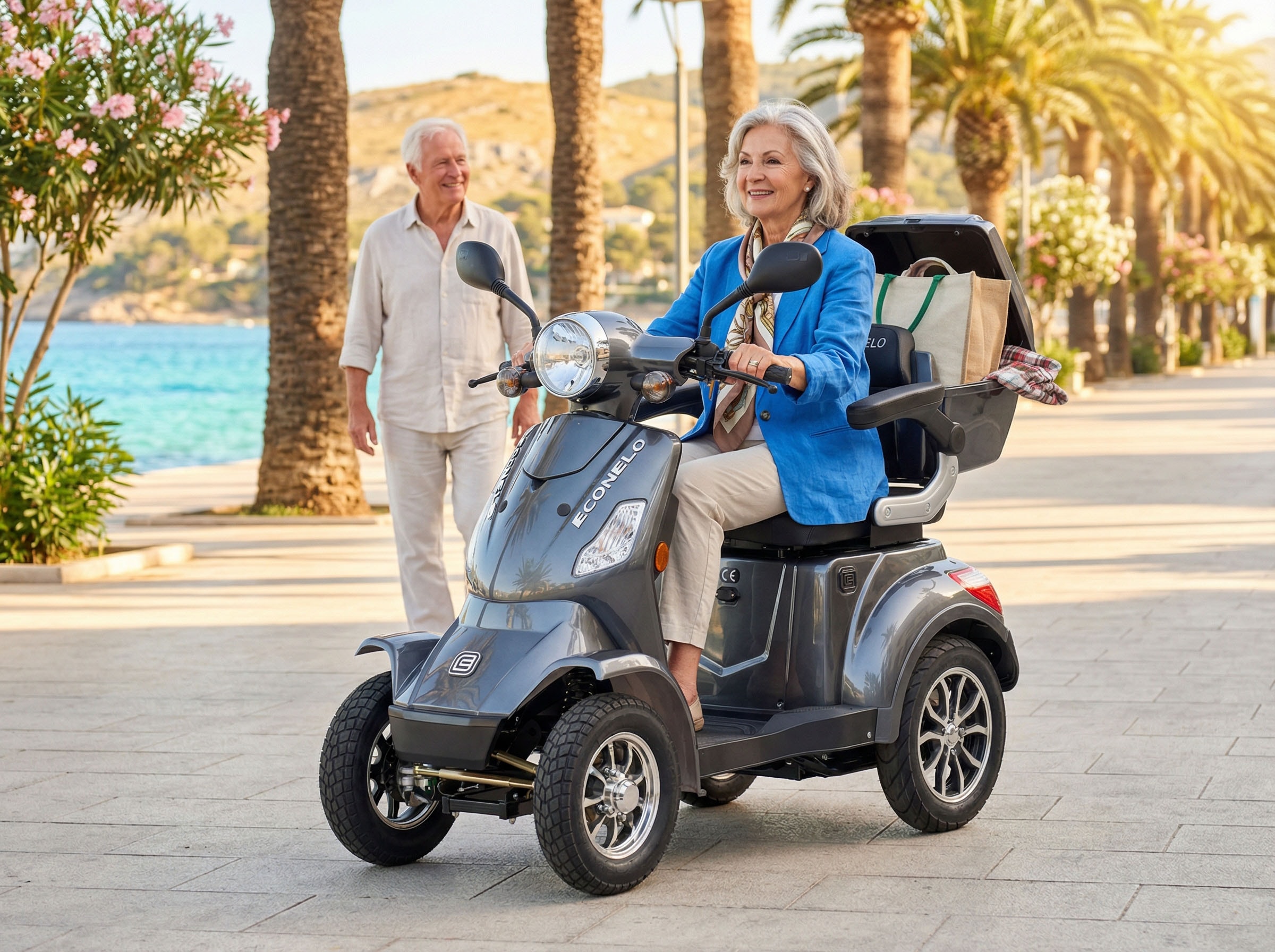 ECONELO Elektromobil »Seniorenmobil P4000, Blei-Akku, 25 km/h, 1000 Watt« 1.000 W 25 km/h