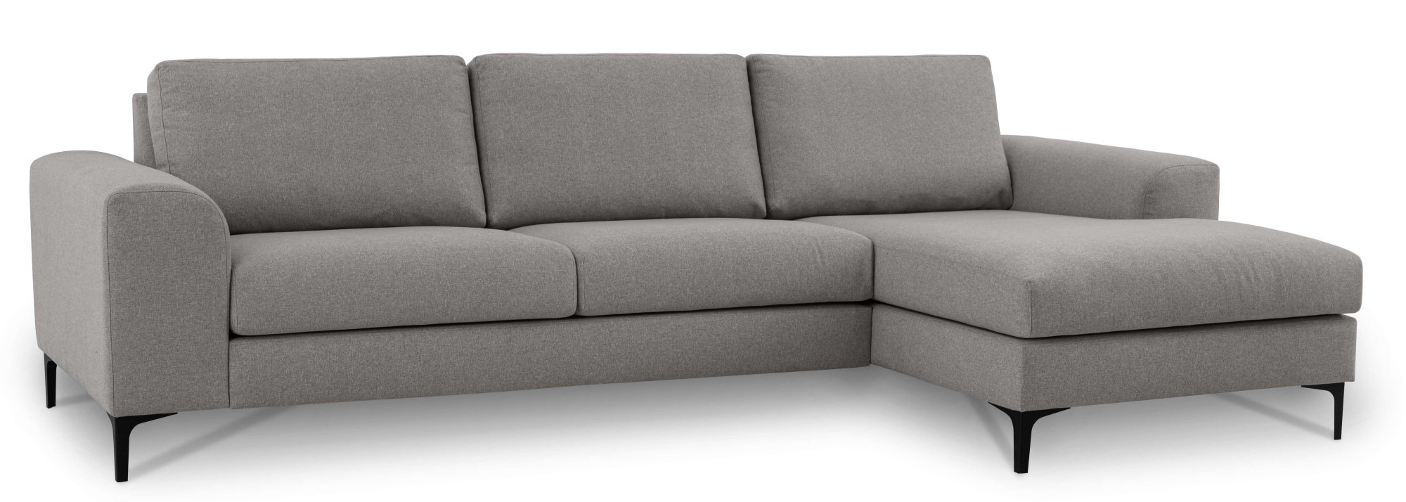 INOSIGN Ecksofa »Henry«, mit Metallbeinen, in modernem Design