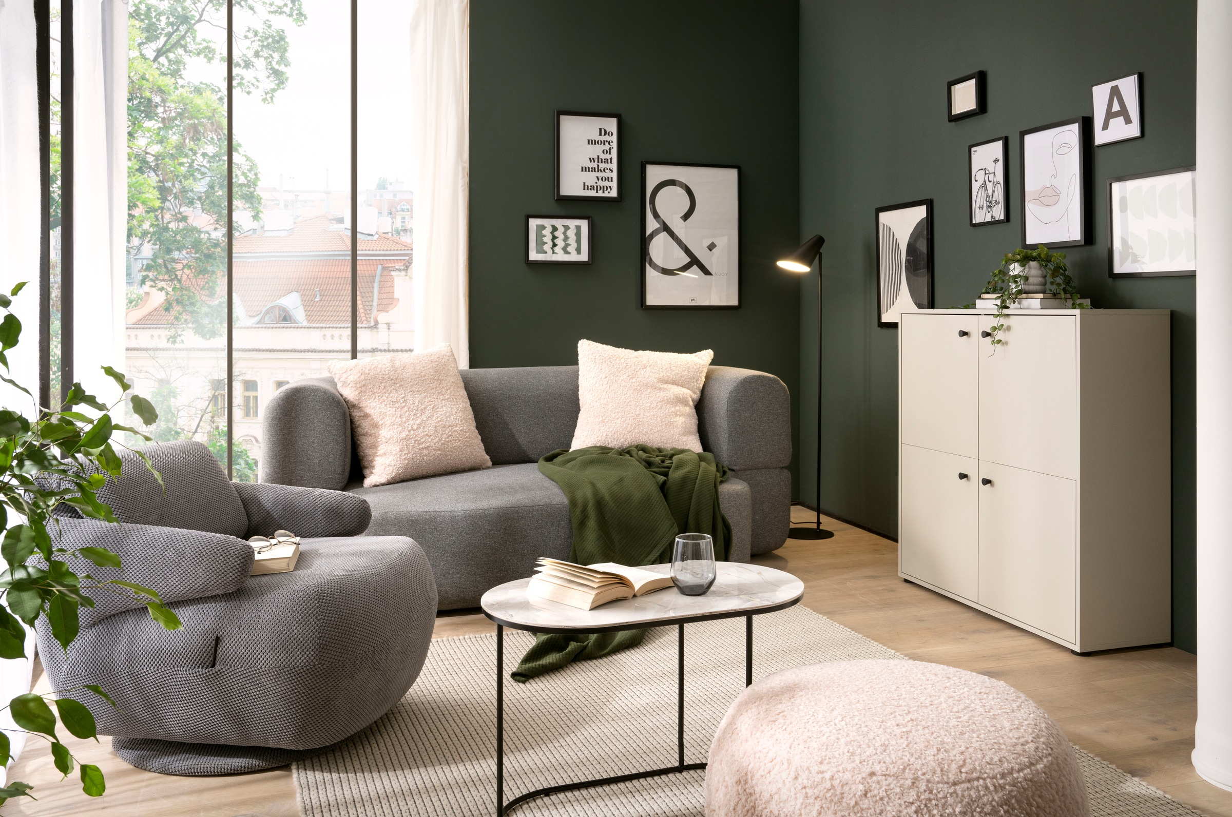 welltime Hochkommode "Lovund, Breite 98 cm", Türscharniere mit Softclose-Fu günstig online kaufen