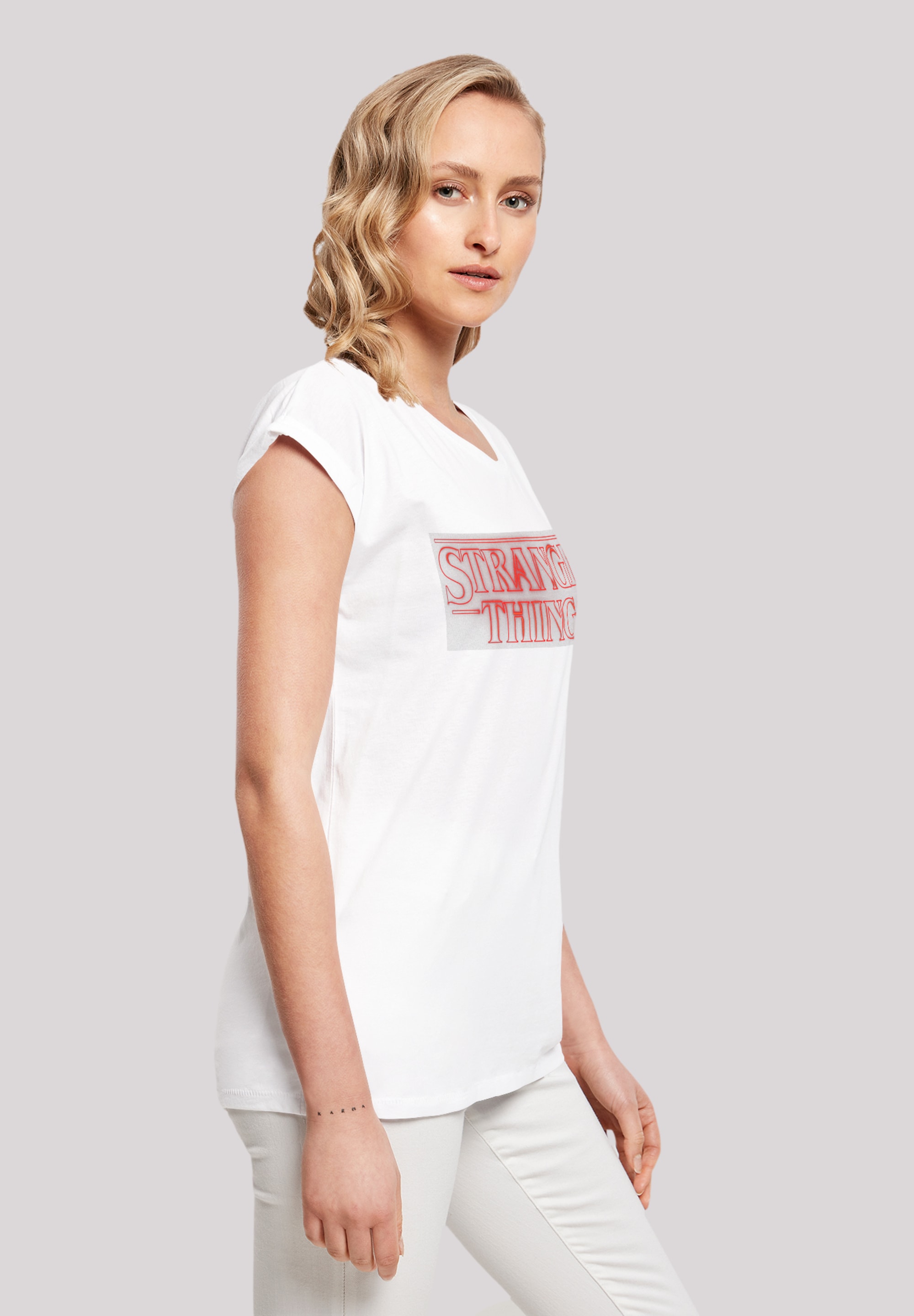 F4NT4STIC T-Shirt »Stranger Things Glow Logo«, Premium Qualität