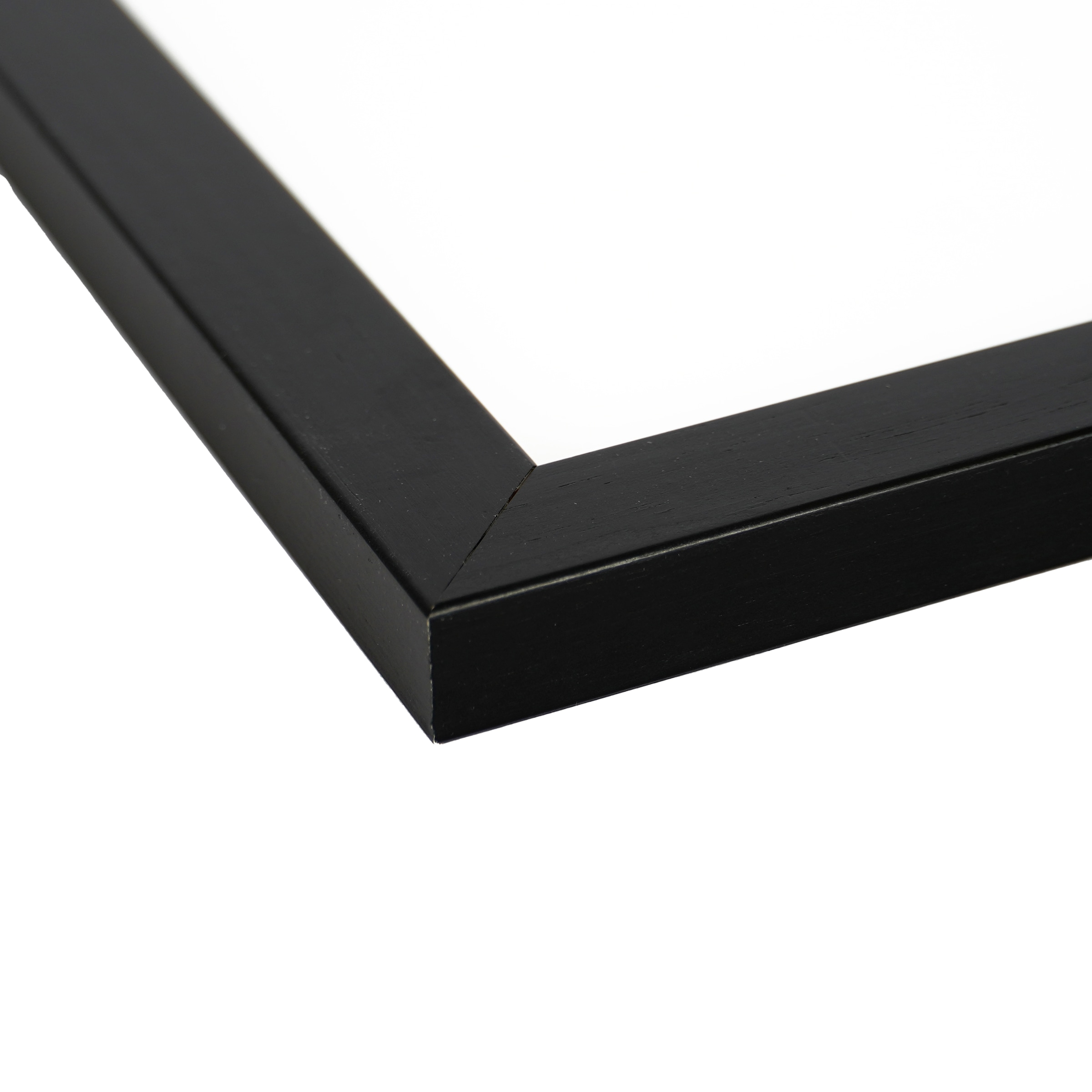 OTTO home Bilderrahmen »Echtholz Galerierahmen schwarz« für 1 Bilder 1 Stk. tlg. Inkl. rückseitiger Aufhängung (Hoch -und Querformat möglich)