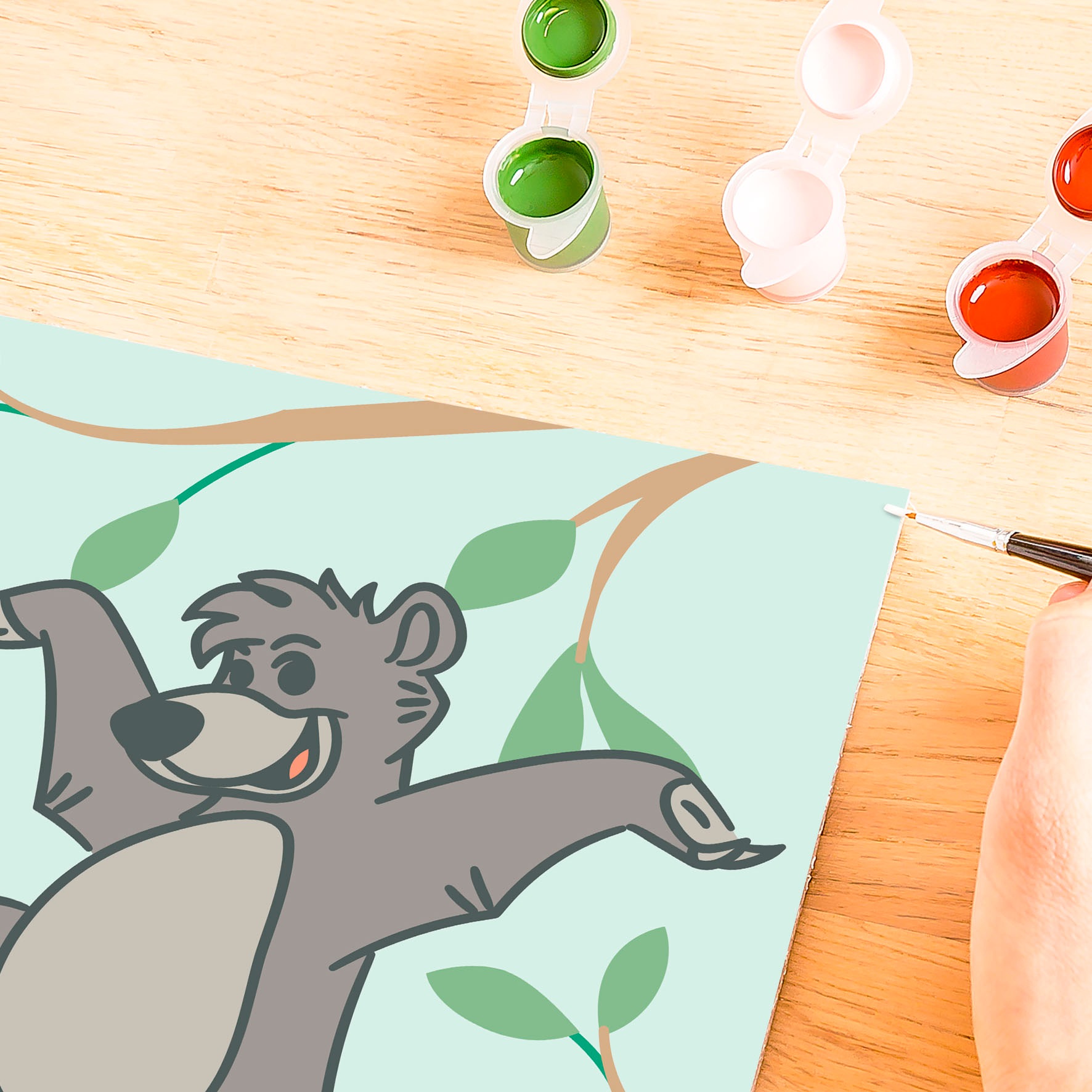 Ravensburger Malen nach Zahlen »CreArt, Hello Baby, Baloo«, für Erwachsene; Made in Europe