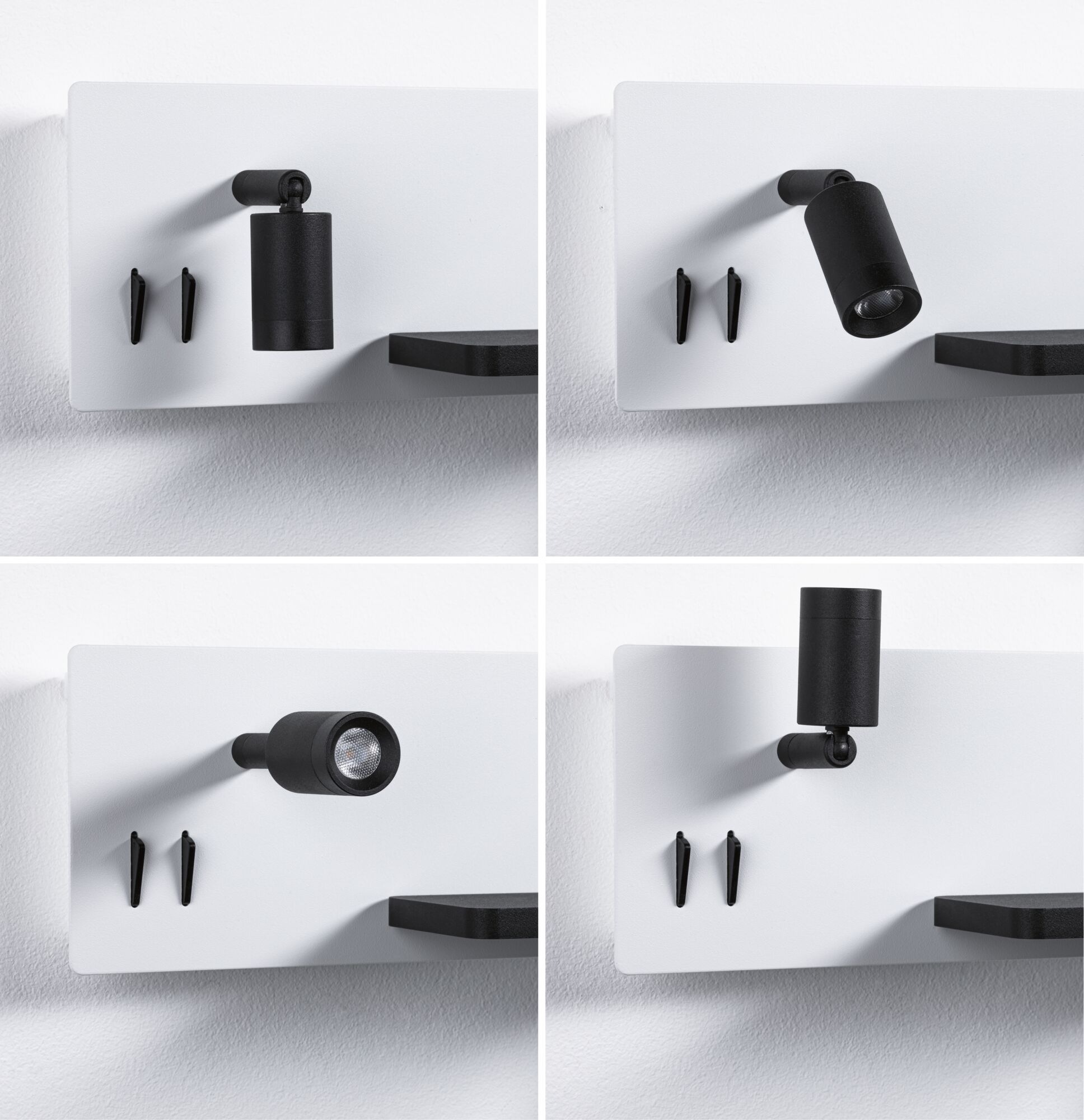 Paulmann LED Wandleuchte »Serra 2700K 650lm / 200lm 230V 5,5 / 1x2,6W«, 1 flammig, Bettleuchte, USB C, dimmbar