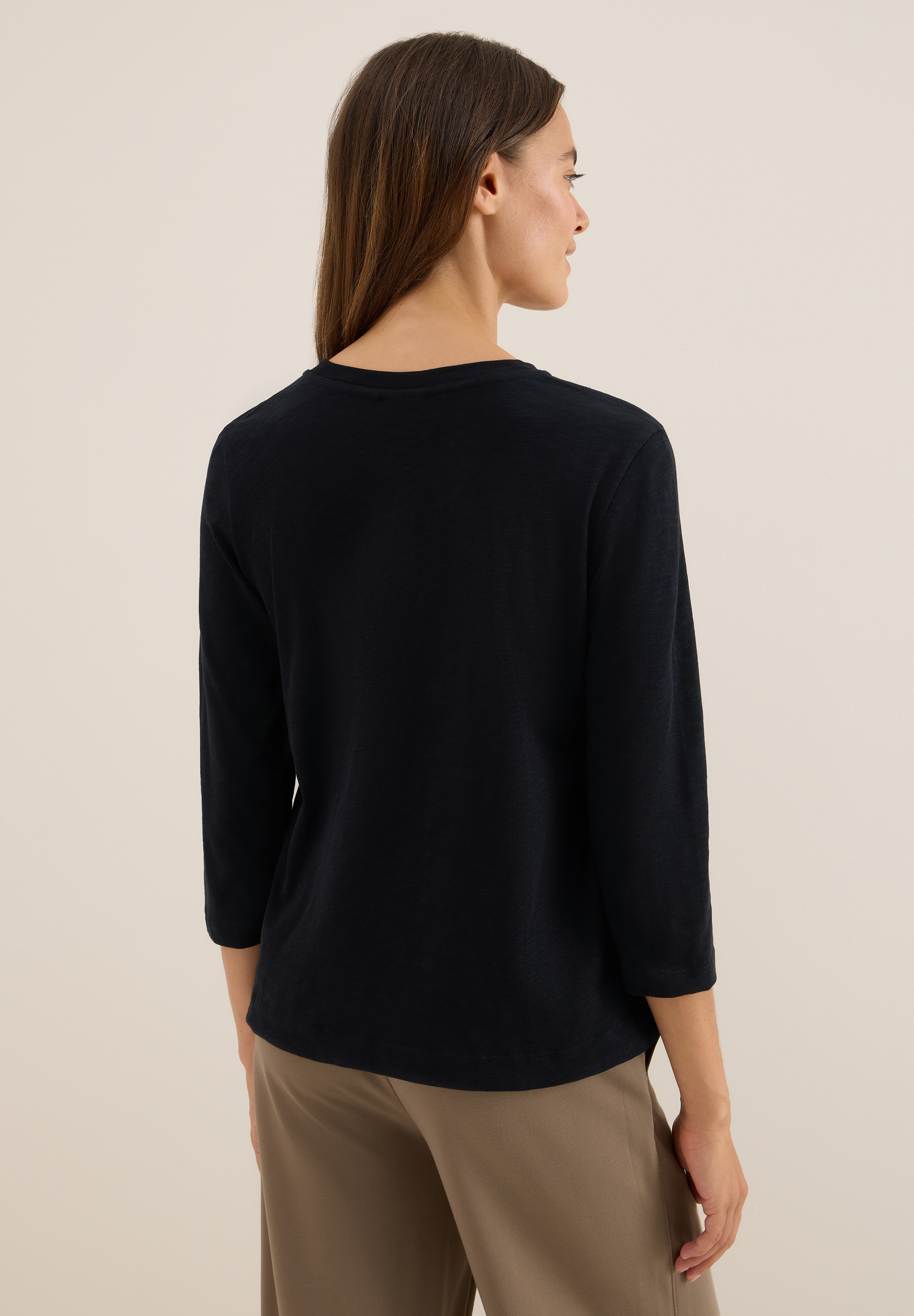 Cecil 3/4-Arm-Shirt, aus reiner Baumwolle