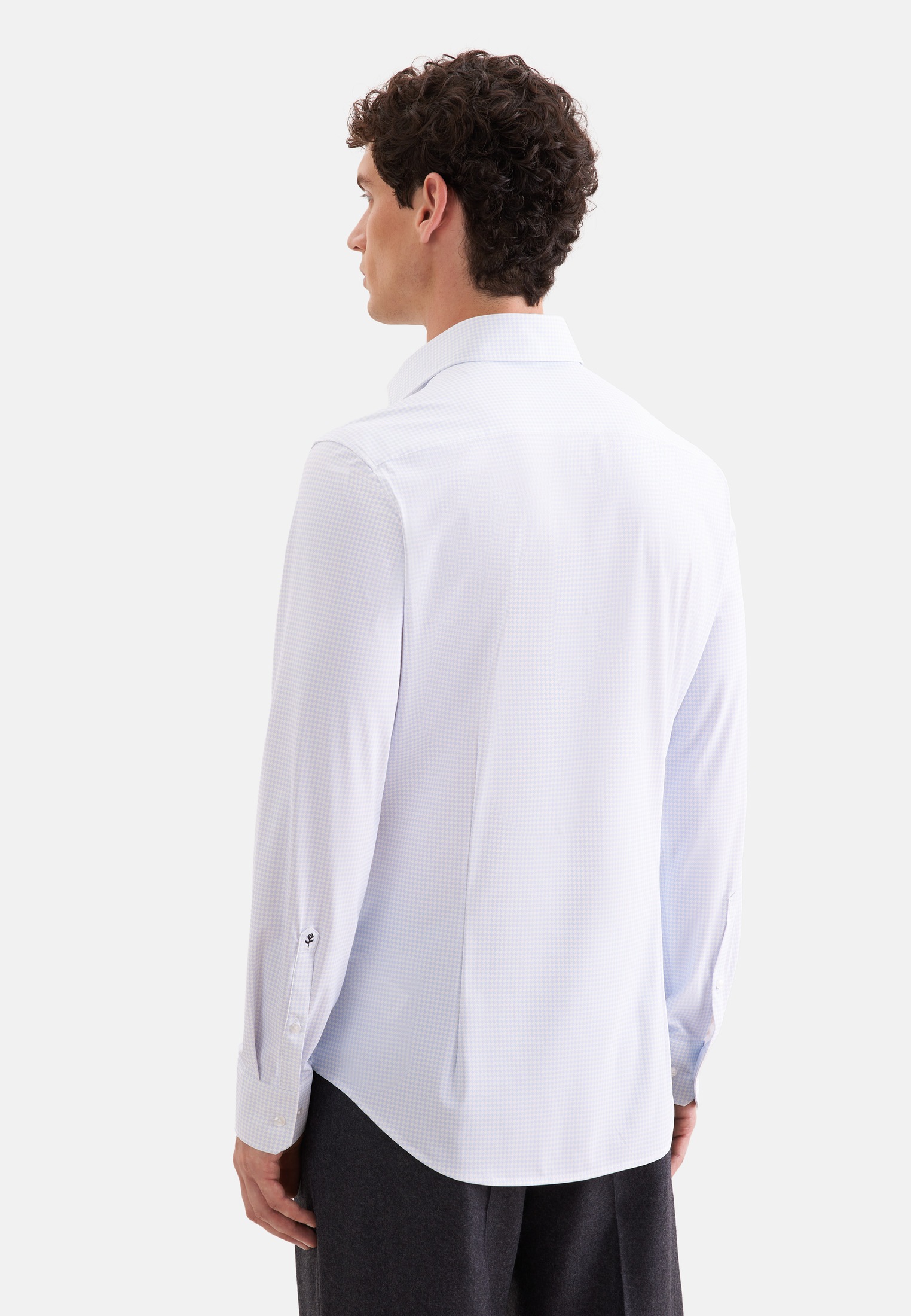 seidensticker Businesshemd »Schwarze Rose« Slim 1/1 Kentkragen Druck