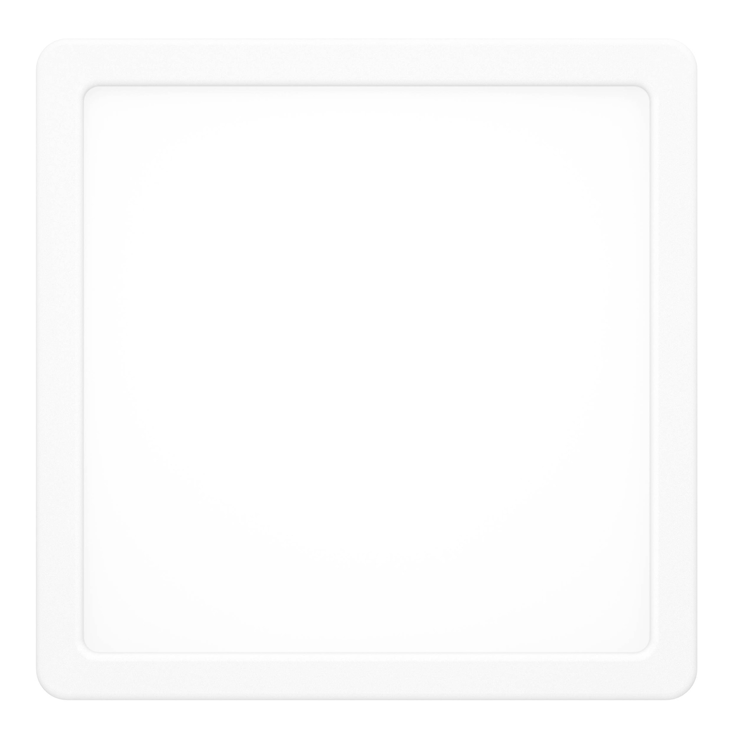 EGLO Aufbauleuchte »Fueva 6 Deckenleuchte, Badlampe Decke, Kunststoff, Deckenbeleuchtung« LED-Modul 1 Stk. Kaltweiß | Neutralweiß | Warmweiß Aufbauleuchte - L22 x B22 x H2,5 cm - weiß - 10,5W inkl.