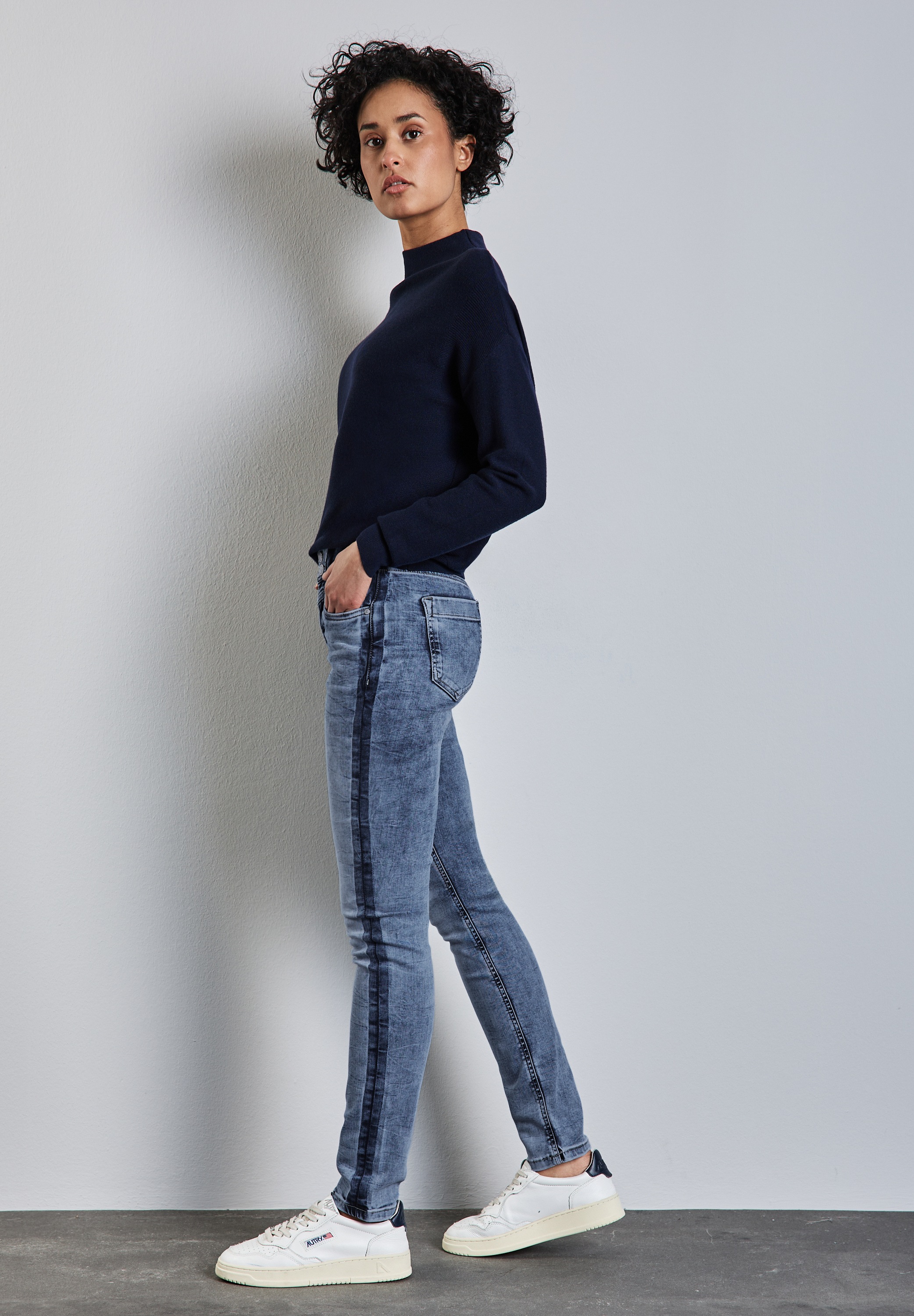 STREET ONE Slim-fit-Jeans, Middle Waist