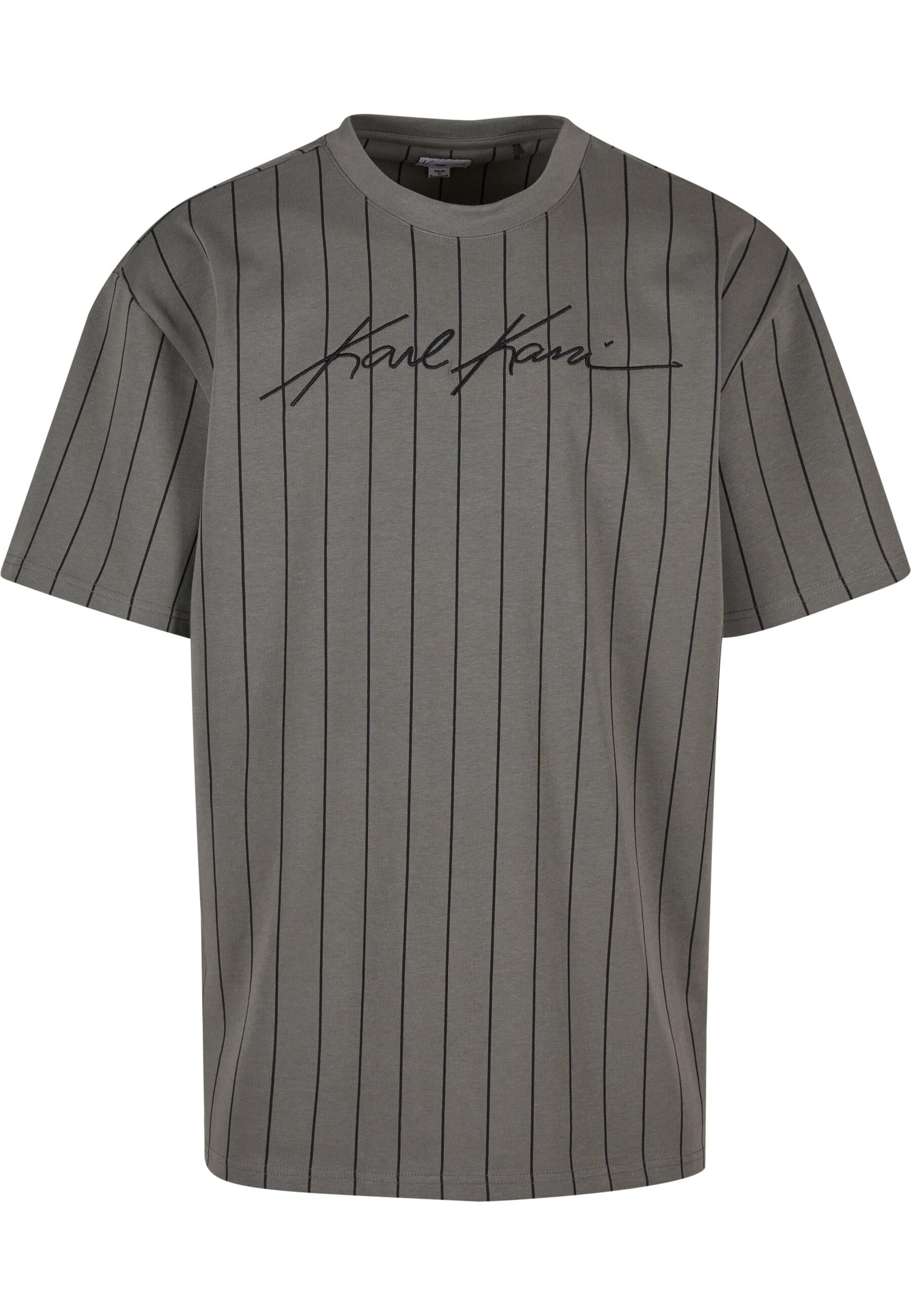 Karl Kani T-Shirt "Karl Kani Autograph Pinstripe Jersey Boxy T-Shirt" 1 Stk günstig online kaufen