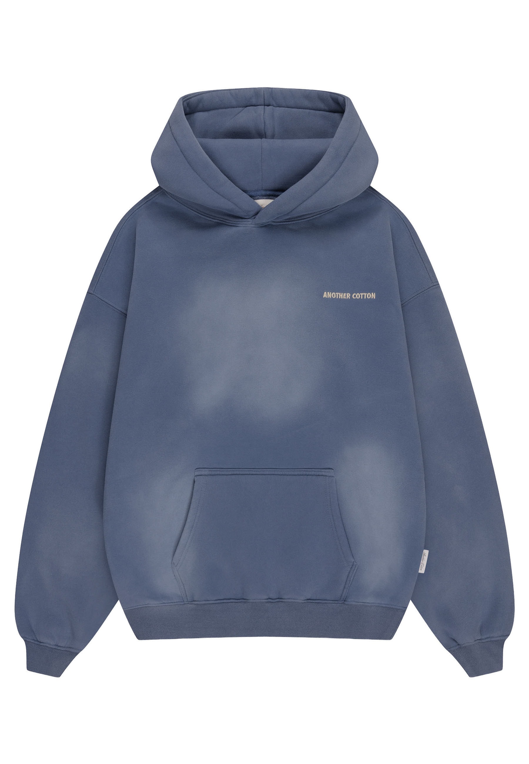 Another Cotton Lab Rundhalspullover "Another Cotton Lab Wanna Go Washed Hoodie" 1