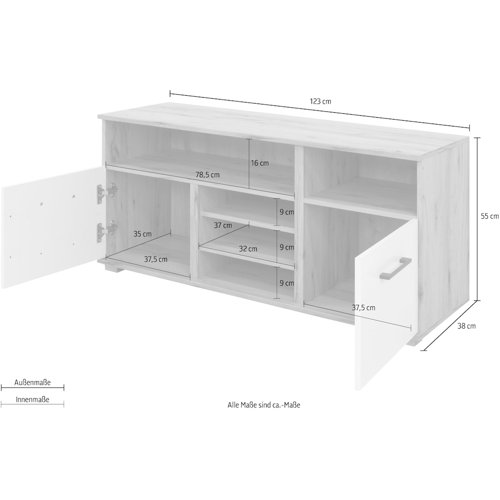 priess Jugendzimmer-Set »Lissabon«, (6 St.), 6-teiliges Set