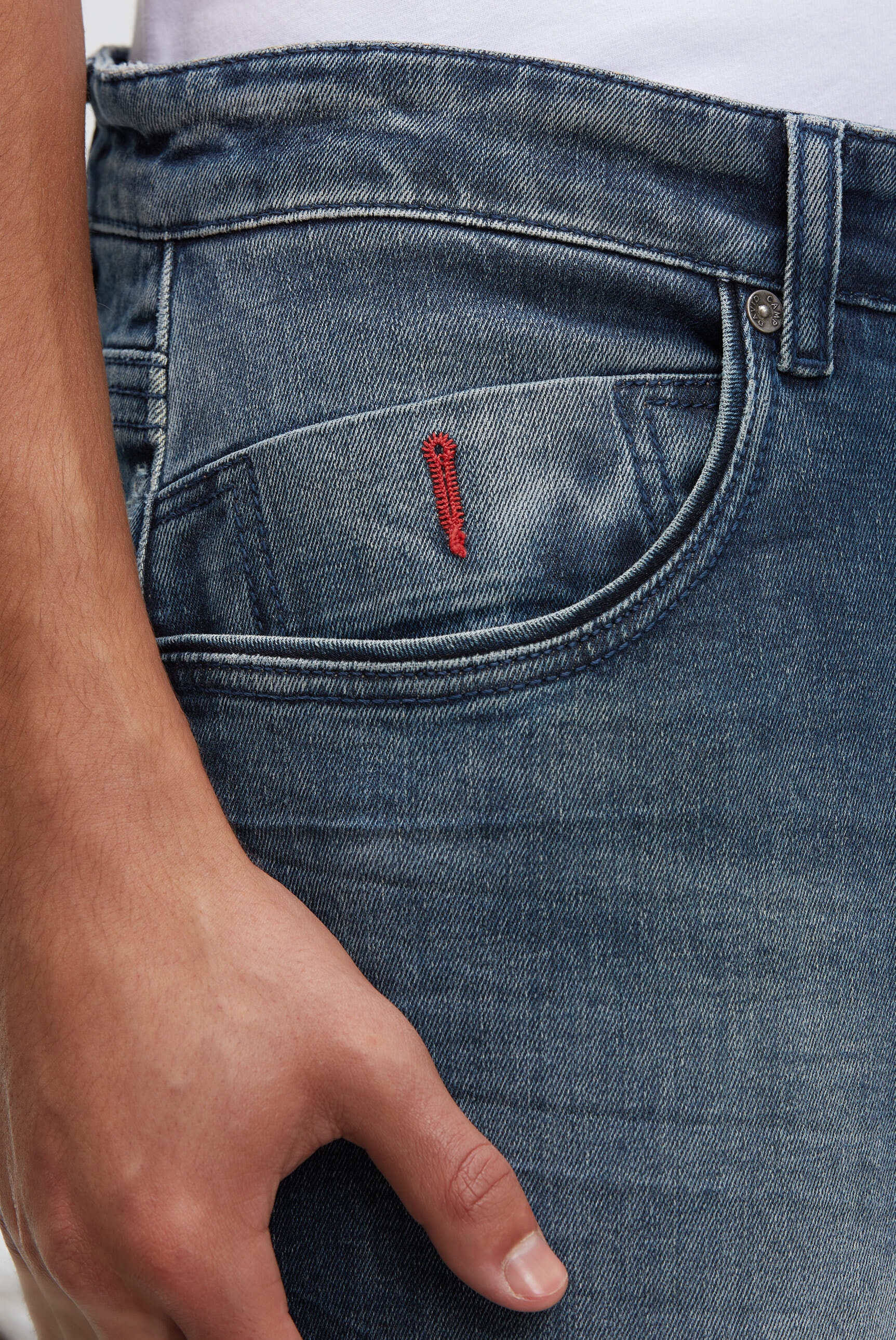 CAMP DAVID Jeansshorts mit Turn-Up Saum