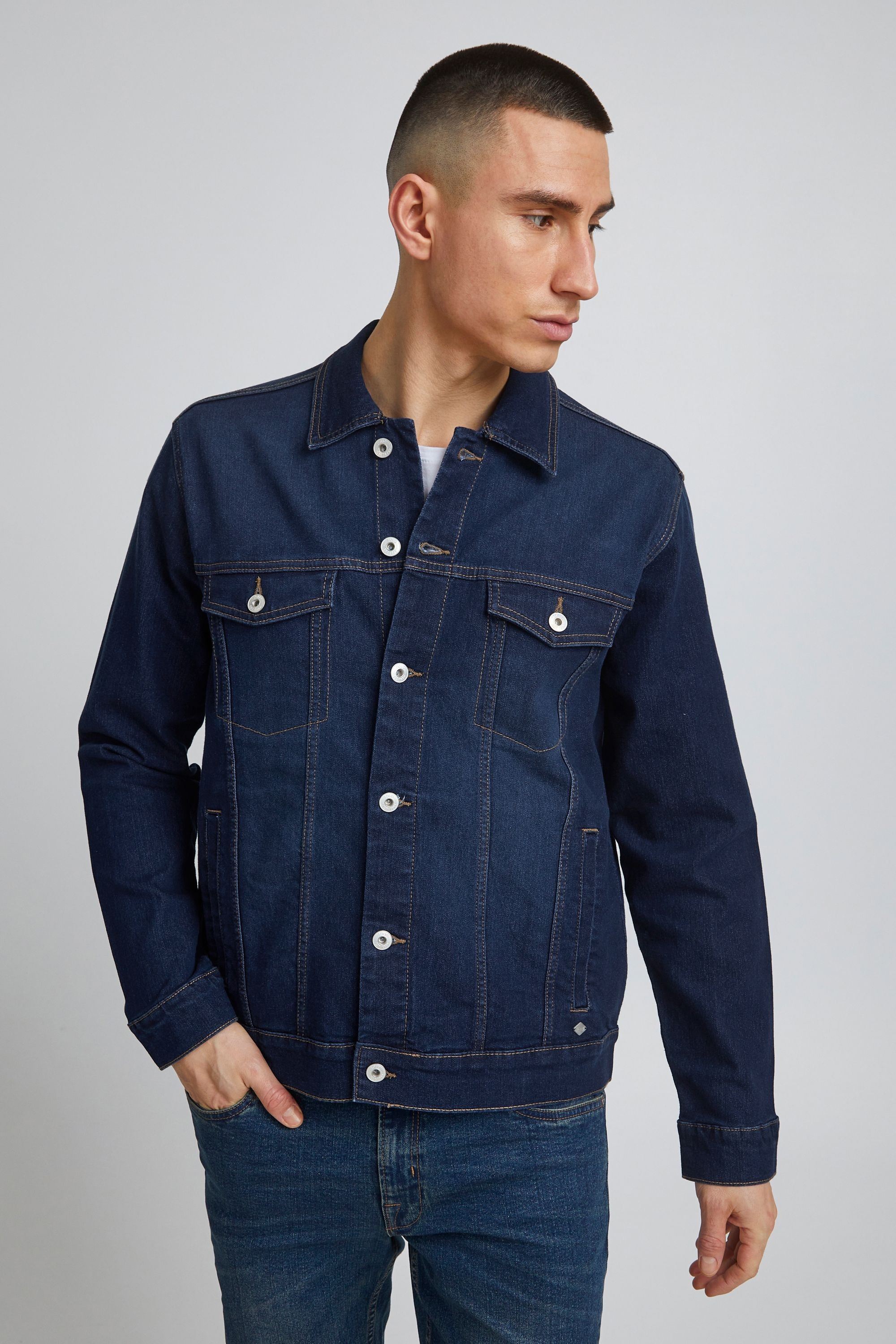 !Solid Jeansjacke »Jeansjacke SDHuxley«, ohne Kapuze