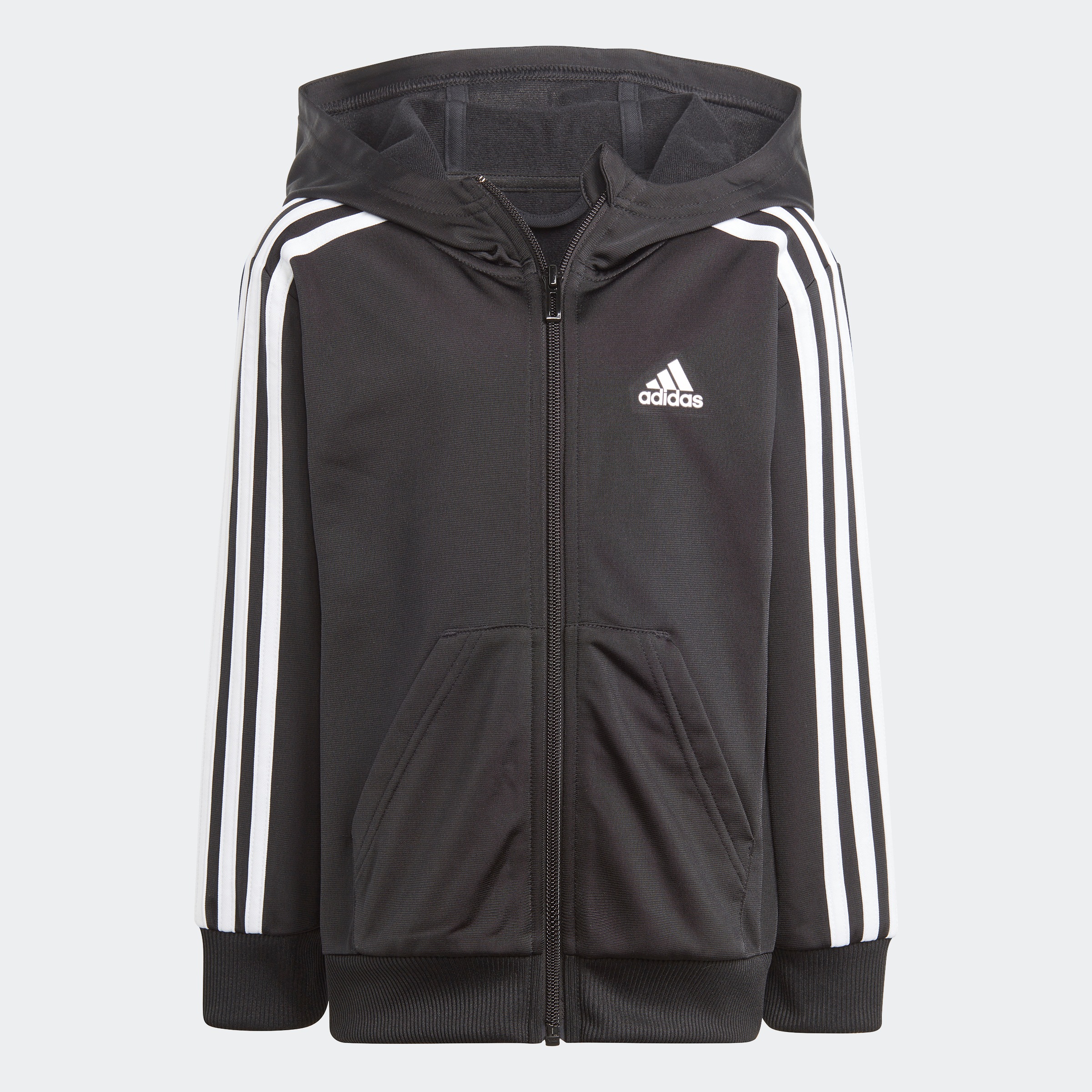 adidas Sportswear Trainingsanzug »ESSENTIALS 3-STREIFEN Rechnung kaufen | SHINY«, auf online (2 BAUR tlg.)