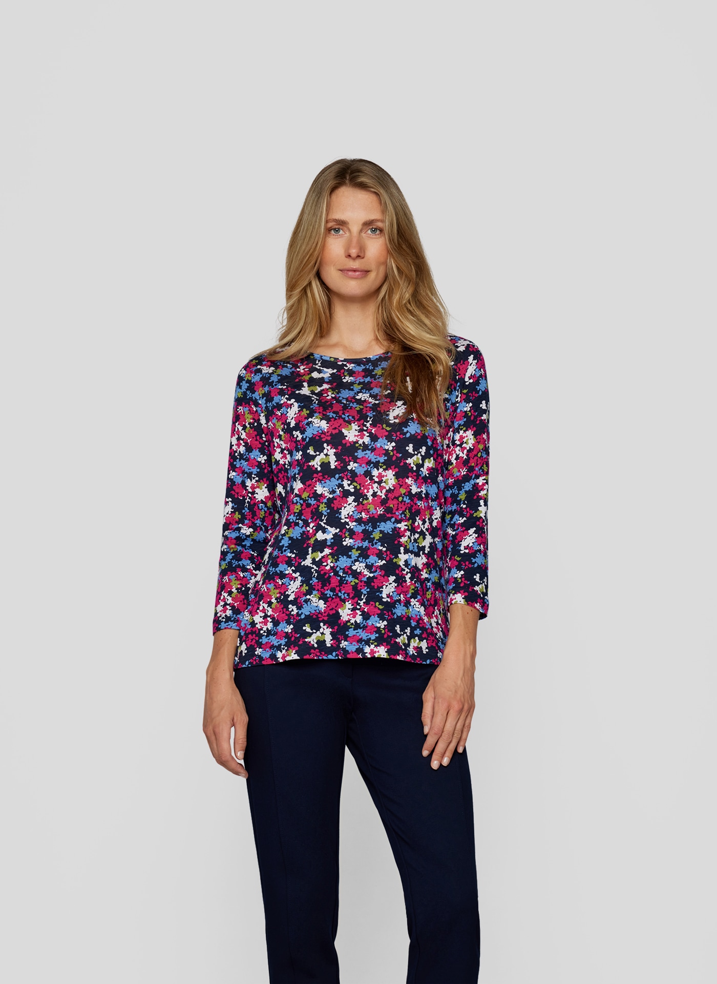 Print-Shirt »RABE Blumenprint 3/4-Arm-Shirt - frischer Look für jeden Tag«