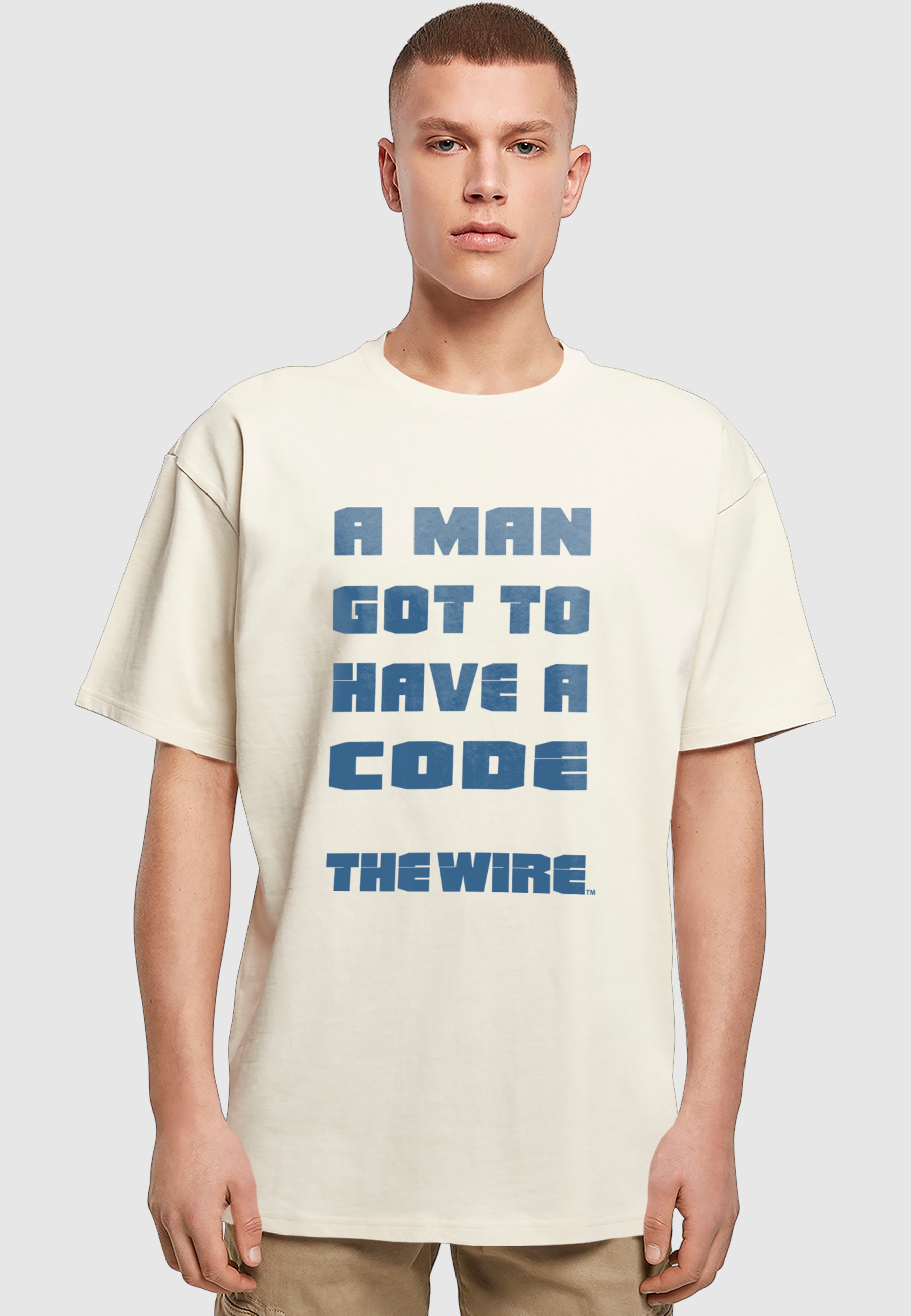 Merchcode T-Shirt »Merchcode The Wire A Man Heavy Oversize Tee« 1