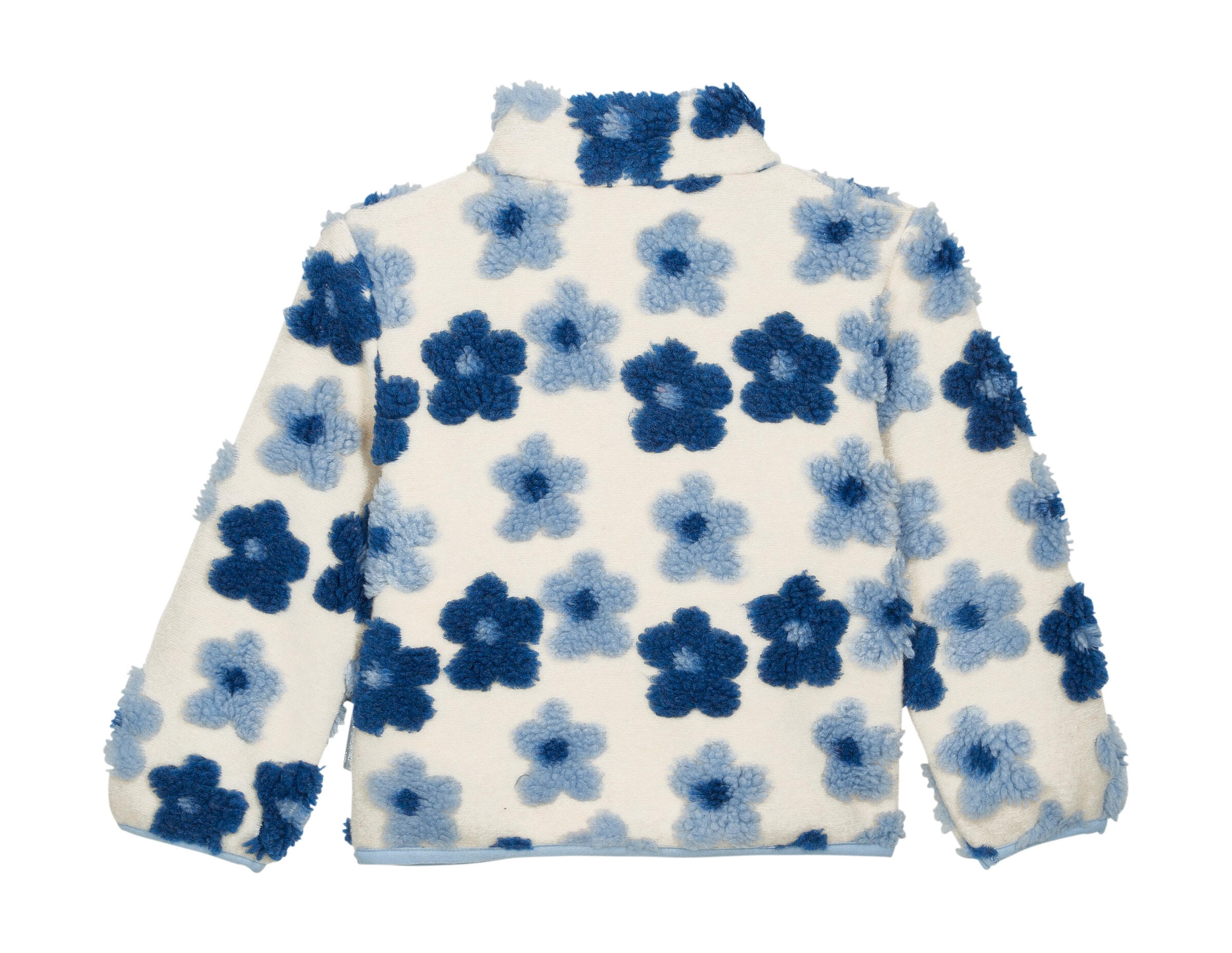 first instinct by killtec Fleecejacke »FIOW 5 MNS FLC JCKT« Geblümte Teddy-Fleecejacke mit Stehkragen und Kinnschutz