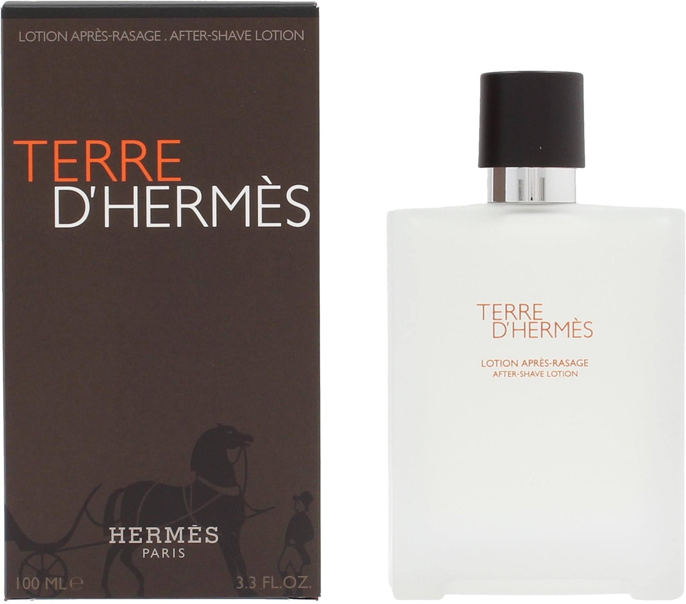 HERMÈS After-Shave »Terre d'Hermès«, Holziger Herrenduft mit Grapefruit, Pfeffer und Patschouli.